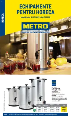 Ofertele Metro valabile de la 01.10.2025