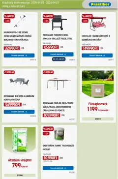 Praktiker akciós újság - amely érvényes a következő dátumtól: 02.04.2026 | Oldal: 5 | Termékek: Cappuccino, Grill, Fűkasza, Virágföld