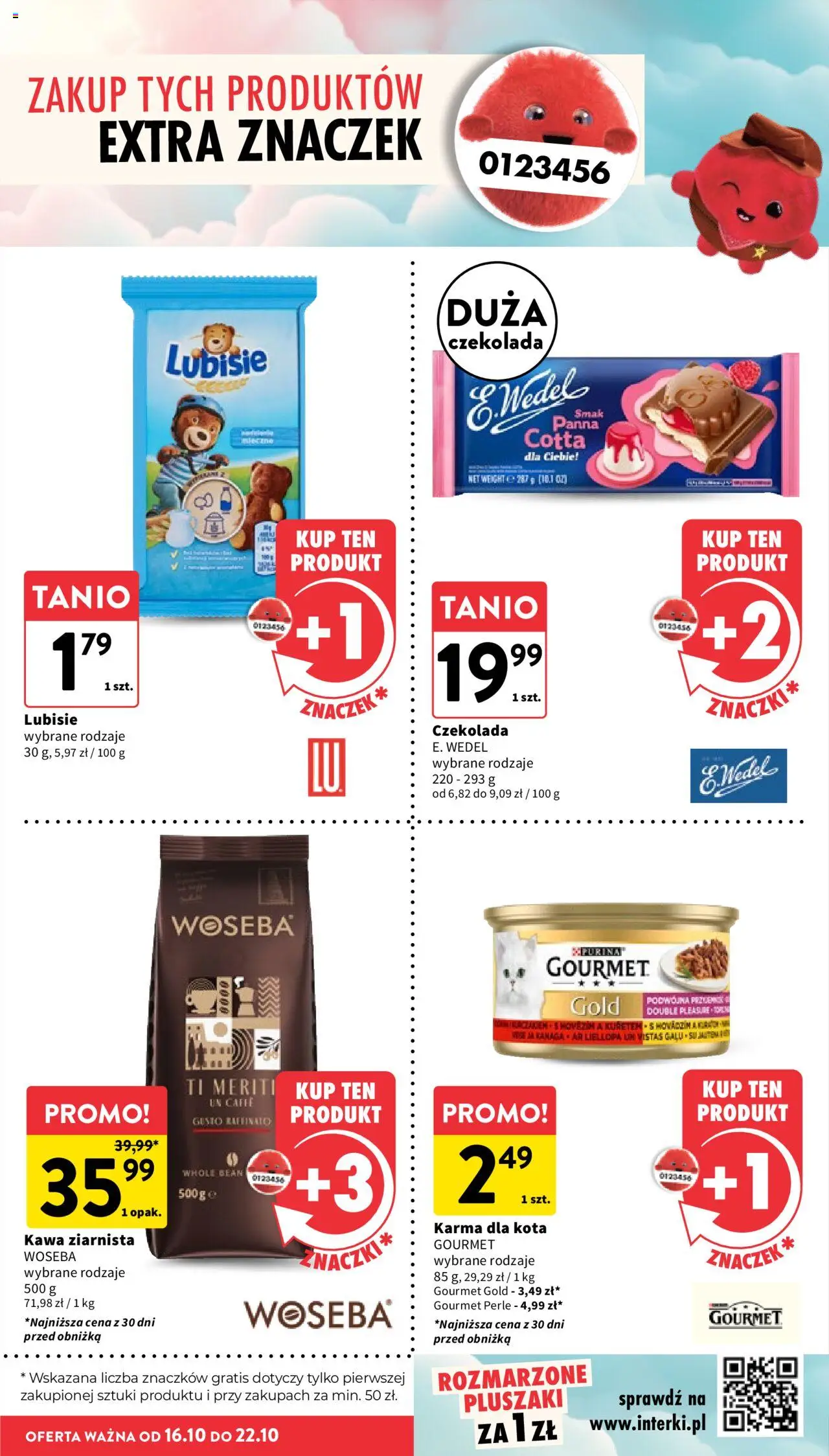 Intermarche Gazetka od 16.10.2025 | Strona: 11 | Produkty: Kawa ziarnista, Karma dla kota, Kawa, Czekolada