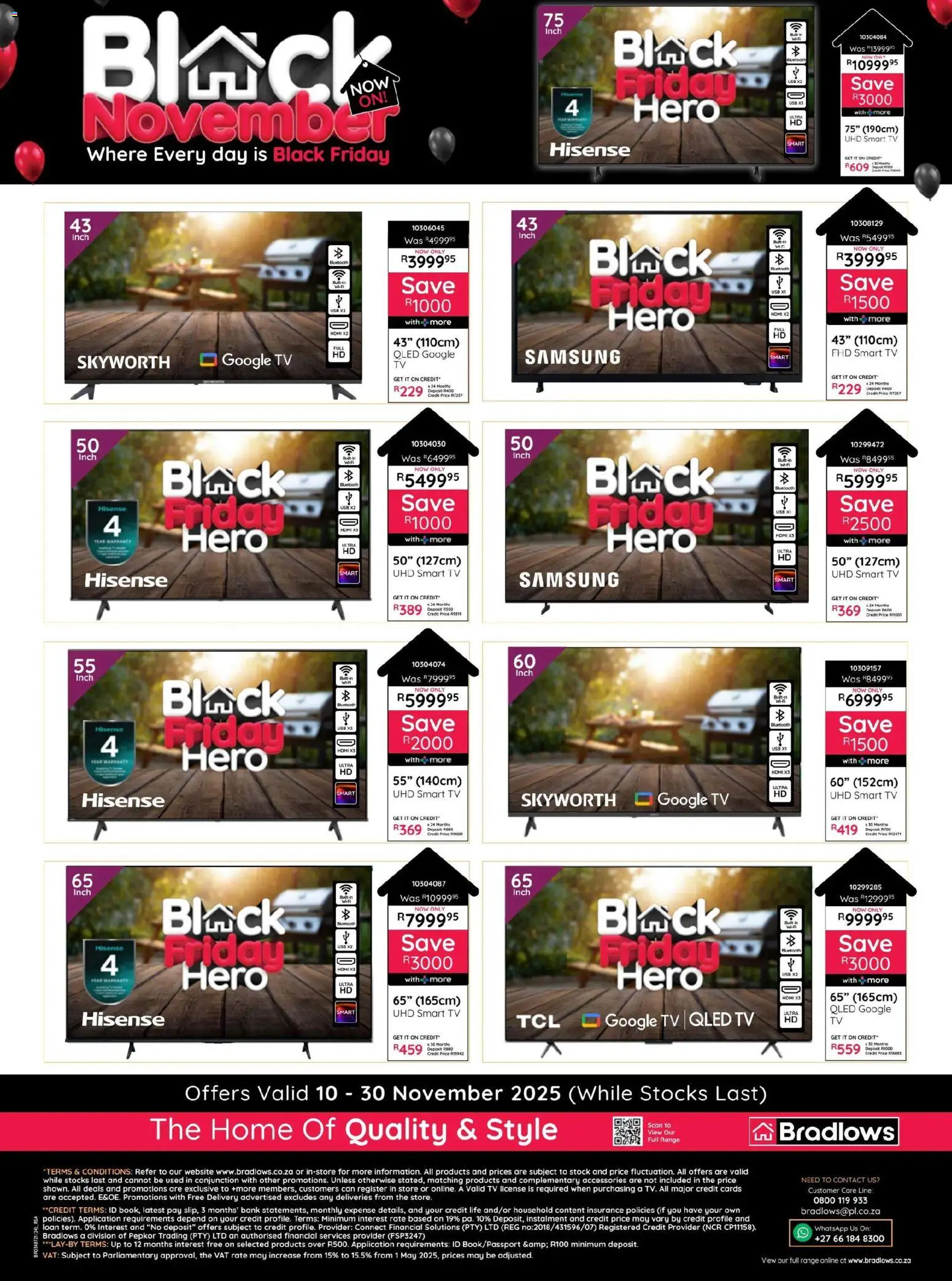 New Bradlows catalogue – valid from 10.11.2025 | Page: 24 | Products: USB, TV, Stock