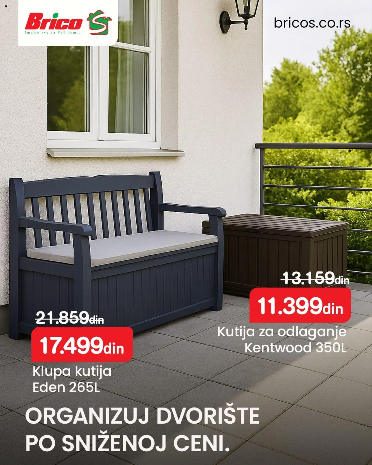 Brico S katalog - važi od 24.03.2026 | Strana: 3 | Proizvode: Kutija, Klupa