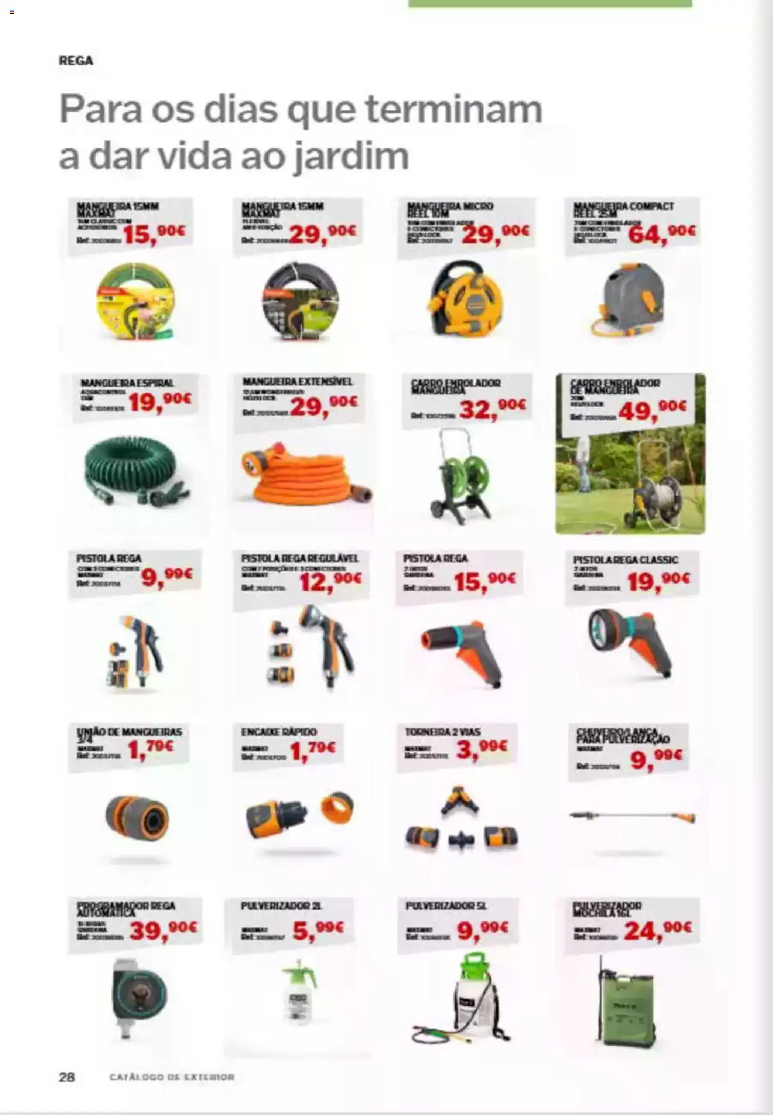 Maxmat folheto │ válido de 23.04.2026 | Página: 28 | Produtos: Torneira, Mangueira