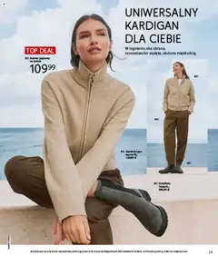 Pogląd oferty "BonPrix Katalog - Przytulny Sezon Przejściowy" - ważna od 22.09.2025 | Strona: 3 | Produkty: Sztyblety, Top, Kardigan
