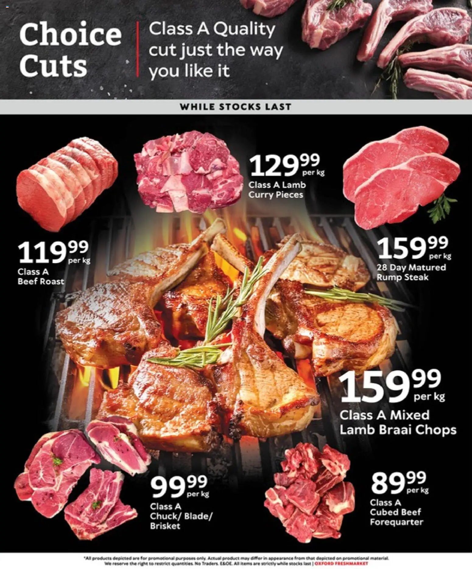 New Oxford Freshmarket catalogue – valid from 22.04.2026 | Page: 3 | Products: Steak, Beef