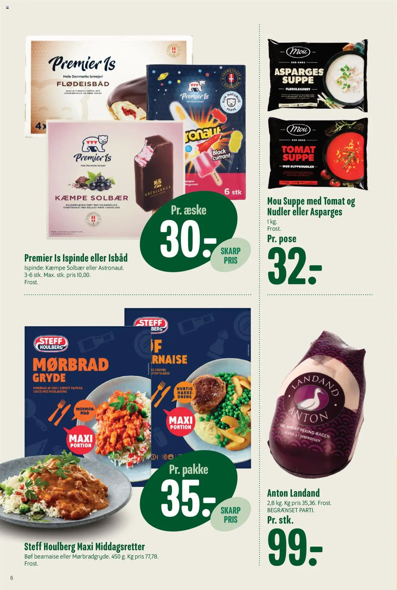 Min Købmand tilbudsavis – gyldig fra 03.10.2025 | Side: 6 | Produkter: Flødeis, Is, Paprika, Asparges