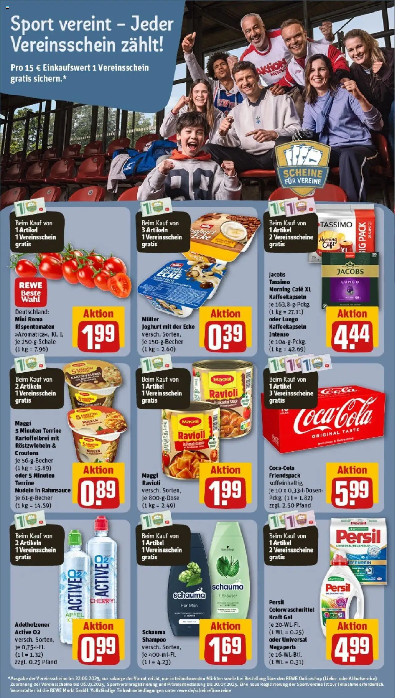 Rewe prospekt Bad Waldsee	 - gültig ab dem 25.05.2025 | Seite: 17 | Produkte: Äpfel, Nudeln, Persil, Maggi 5 minuten terrine