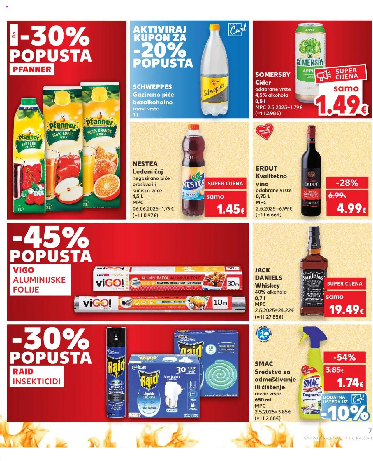 Kaufland katalog | vrijedi od 30.07.2025 | Stranica: 7 | Proizvodi: Šumsko voće, Voće, Somersby, Smac