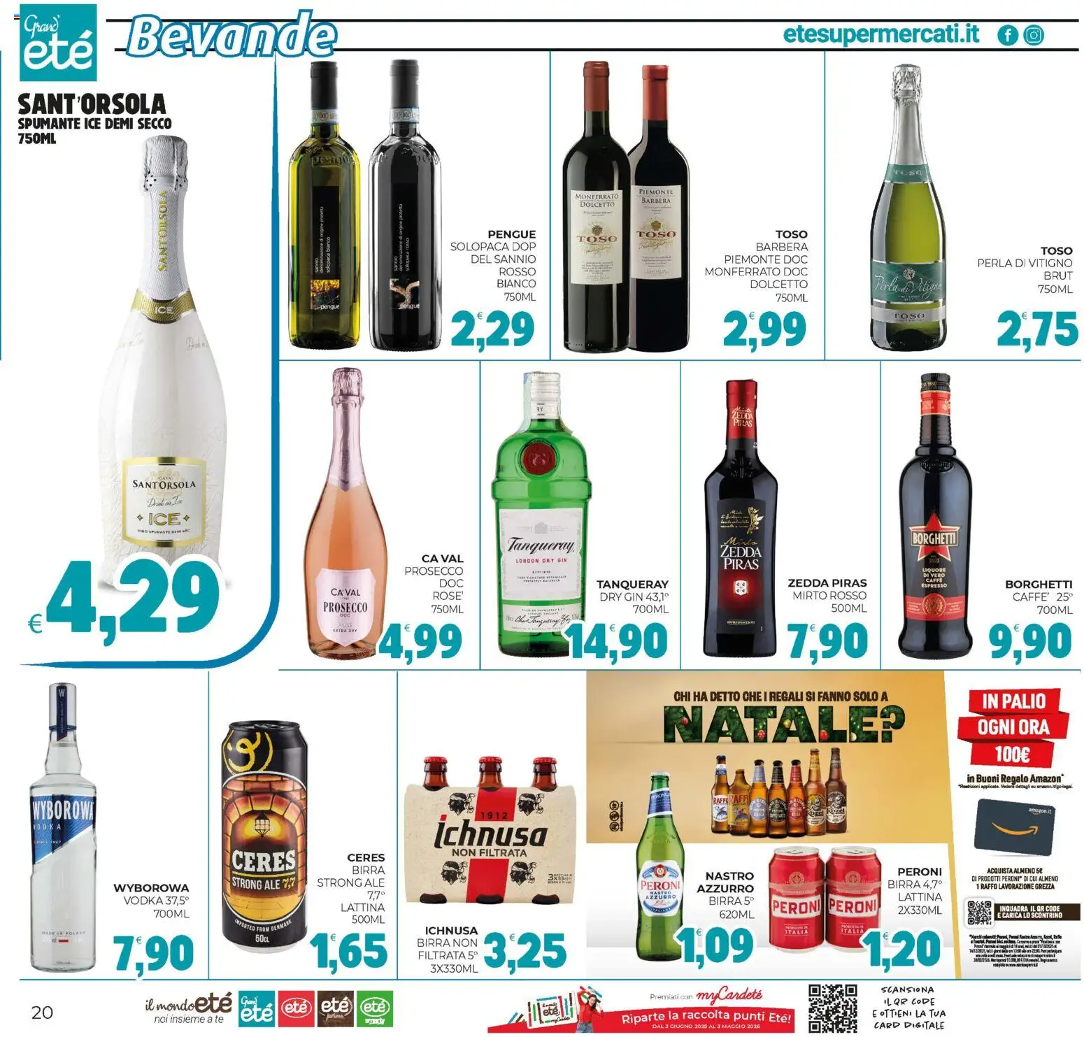 Volantino Eté del 21.11.2025 | Pagina: 20 | Prodotti: Caffè, Tè, Vodka, Liquore
