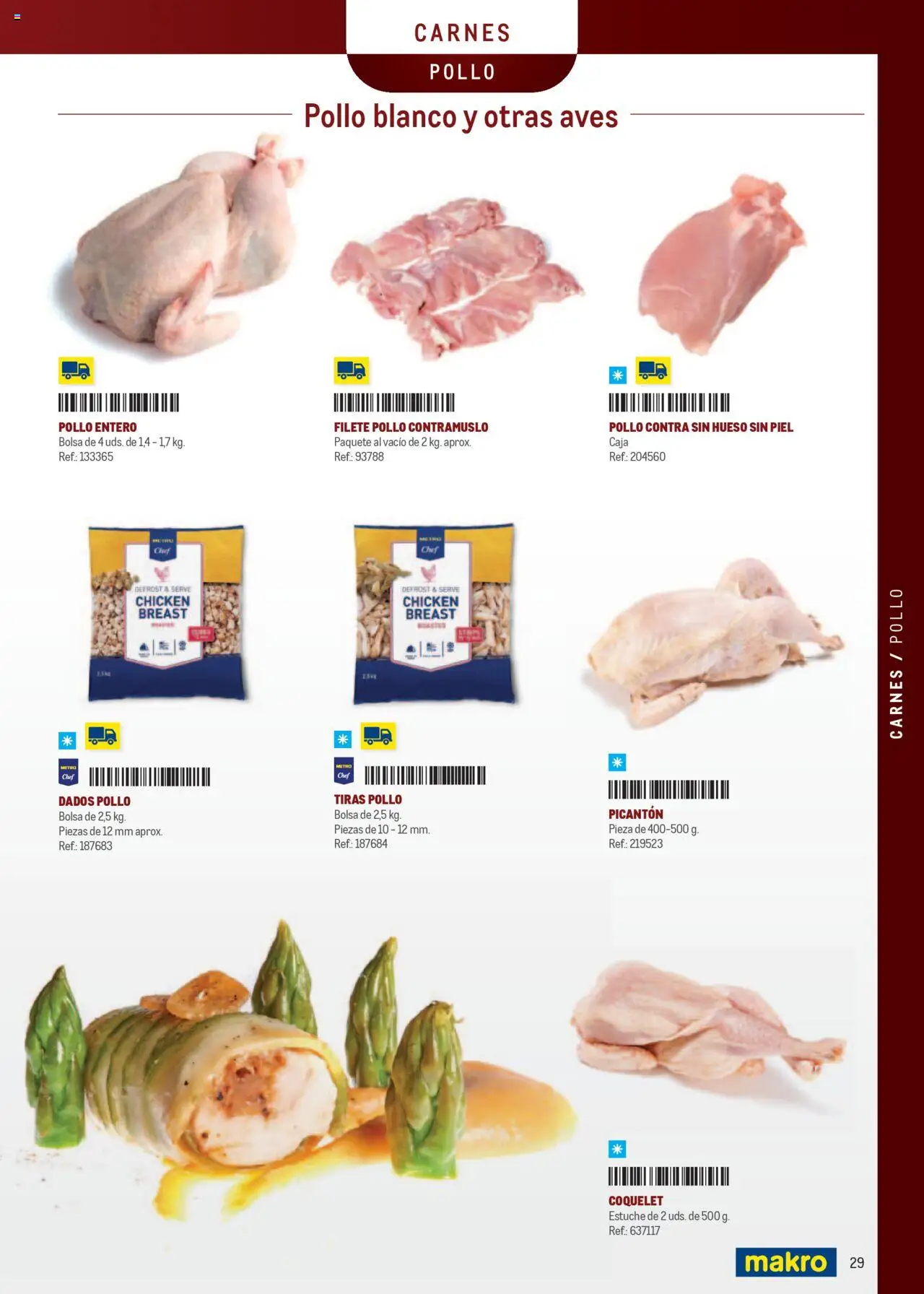 Makro - Especia Carta │ válido desde el 08.04.2025 | Página: 29 | Productos: Bolsa, Filete, Caja