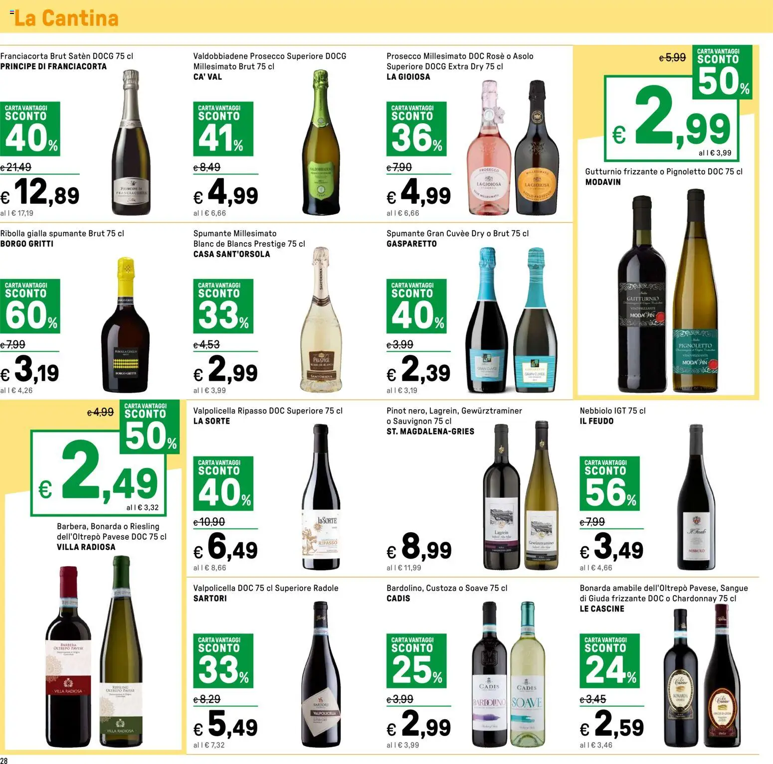 Volantino Iper del 07.04.2026 | Pagina: 28 | Prodotti: Prosecco, Spumante