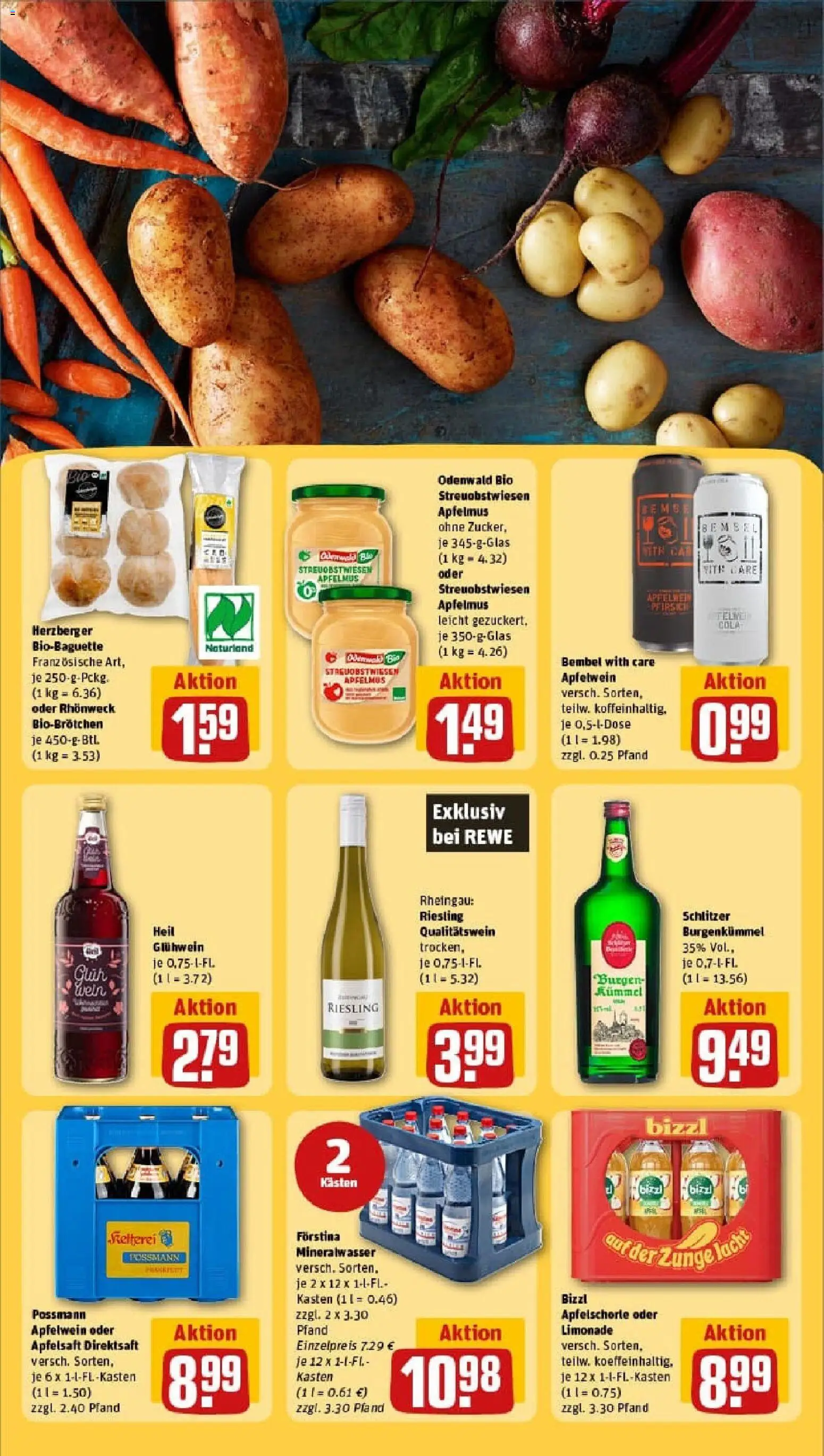Rewe prospekt Kassel / Nord-Holland	 – gültig ab 26.10.2025 | Seite: 25 | Produkte: Limonade, Apfelsaft, Mineralwasser, Pfirsich