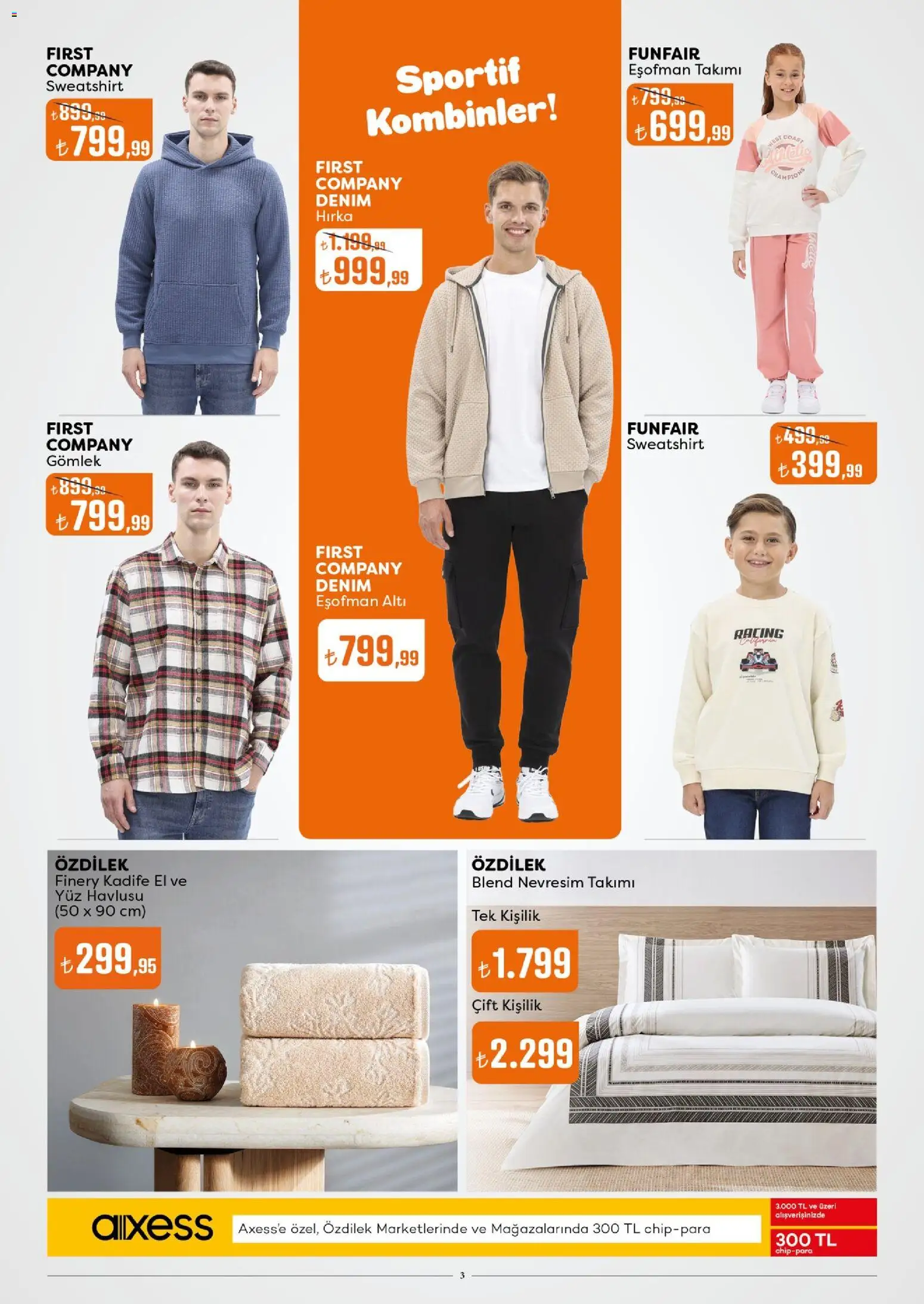 Özdilek Katalog - 03.12.2025 tarihinden itibaren geçerlidir | Sayfa: 3 | Ürünler: Nevresim, Gömlek, Yüz havlusu