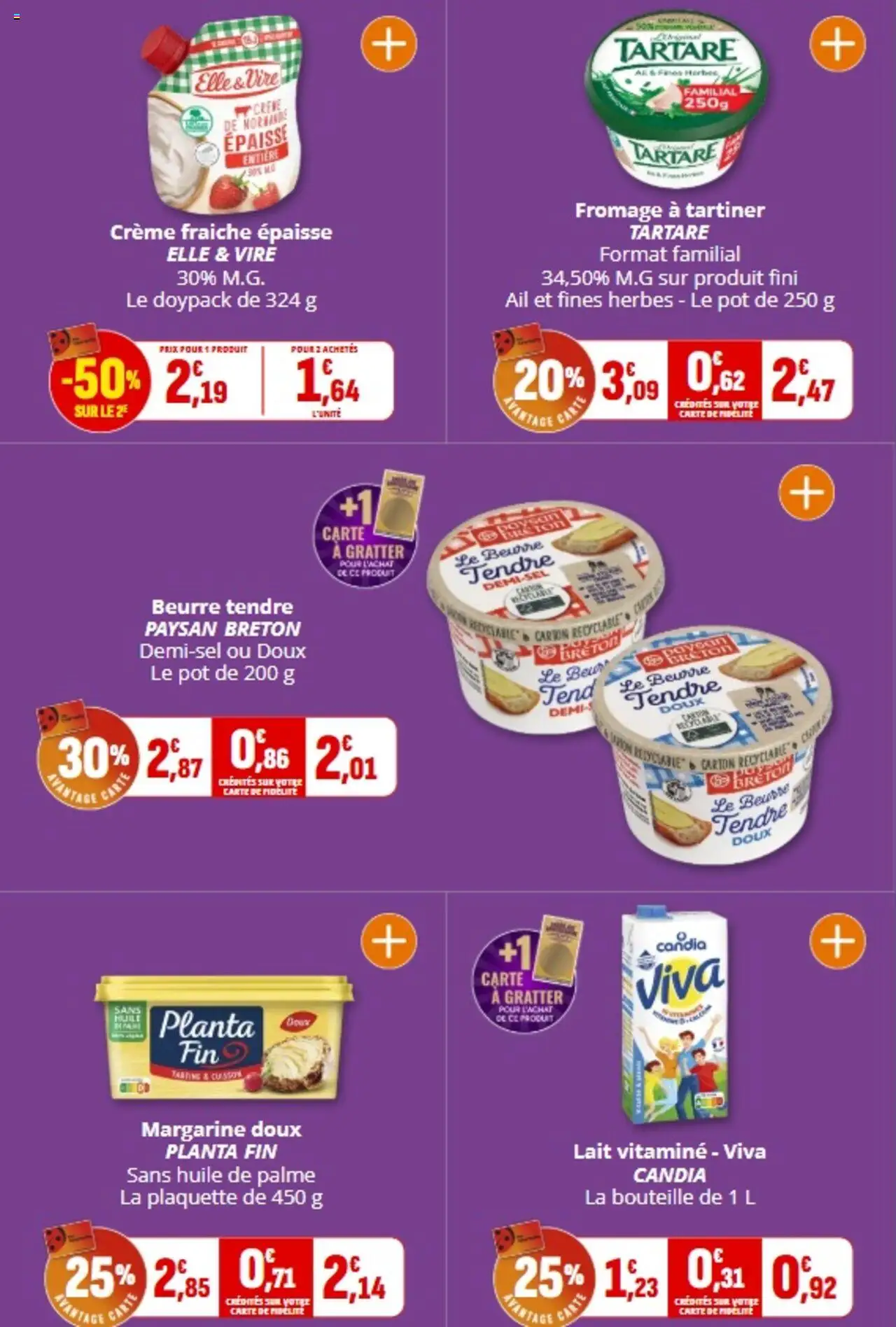  | Page: 16 | Produits: Fromage, Huile, Crème fraiche, Fromage à tartiner