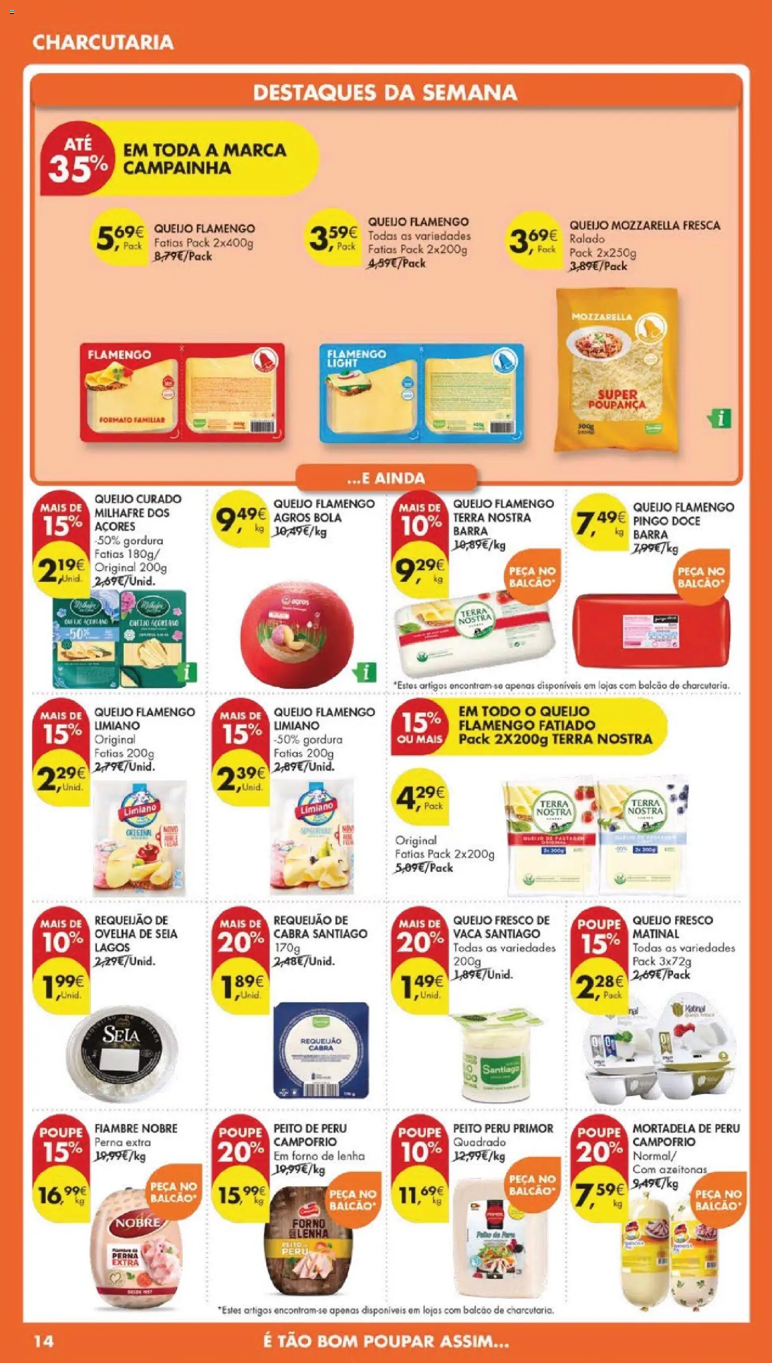 Pingo Doce folheto │ válido de 31.03.2026 | Página: 16 | Produtos: Forno, Peito de peru, Queijo, Requeijão