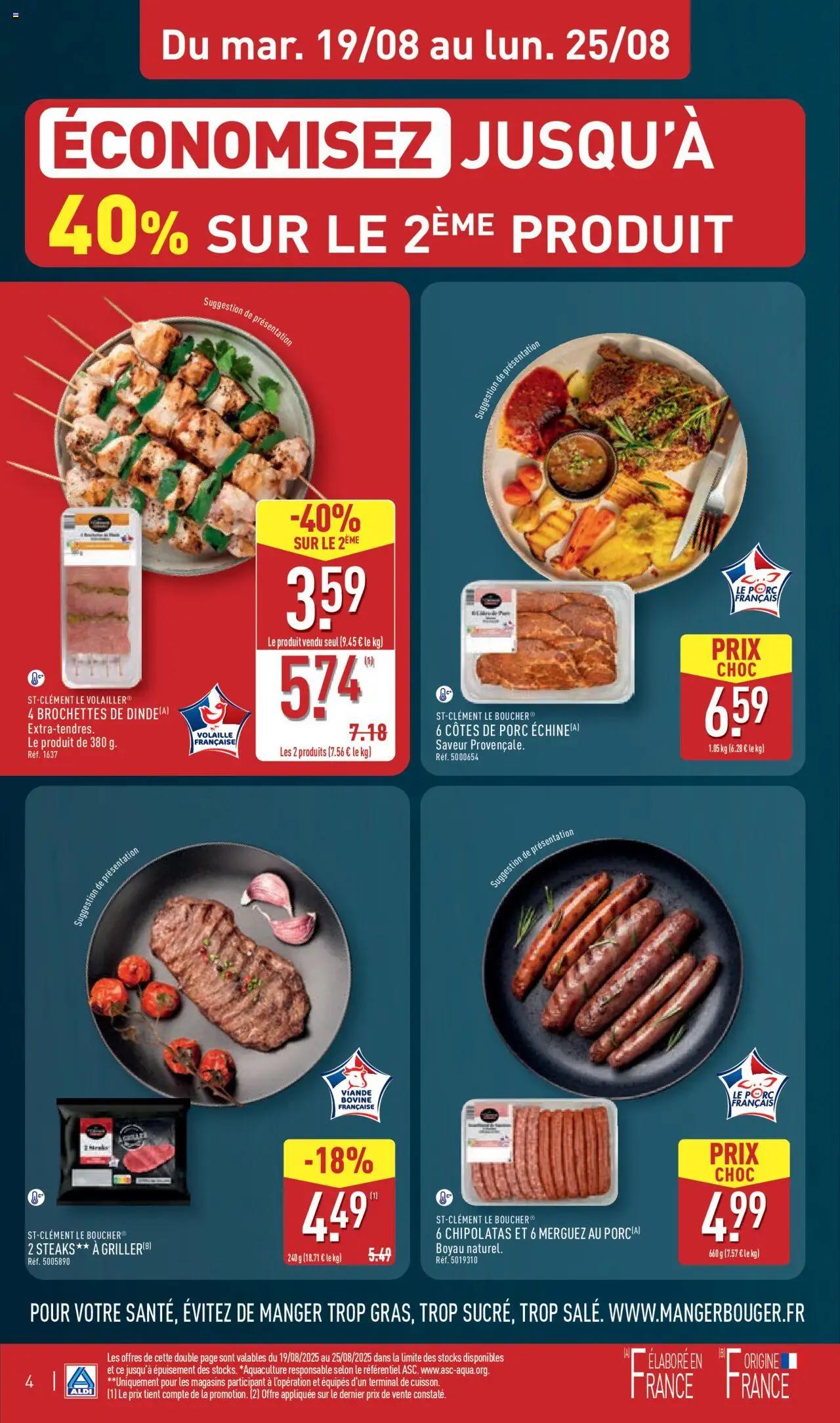  | Page: 6 | Produits: Volaille, Merguez, Viande, Porc