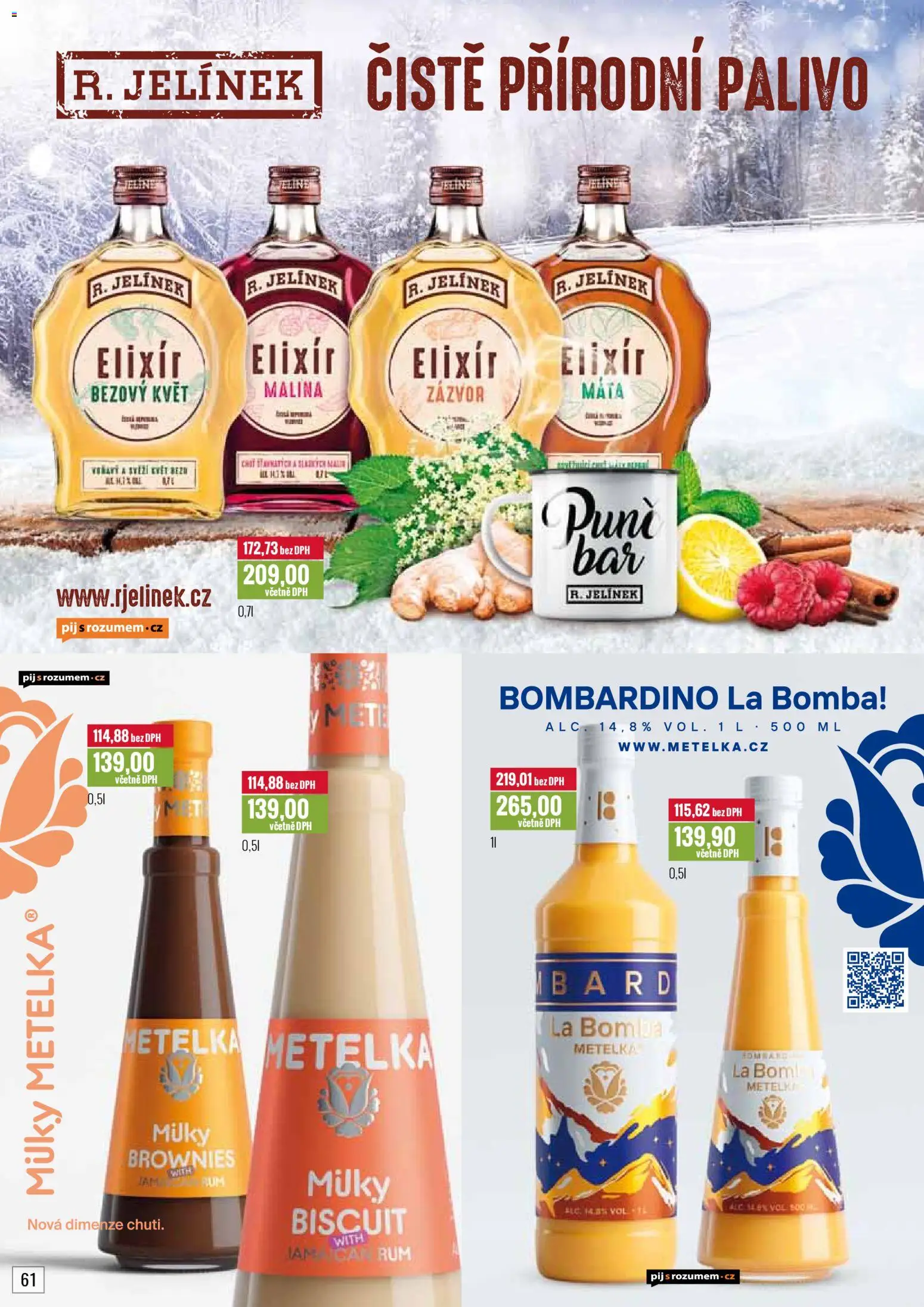 Ratio leták od 01.02.2026 | Strana: 62 | Produkty: Rum, Bombardino, Zázvor, Jelínek