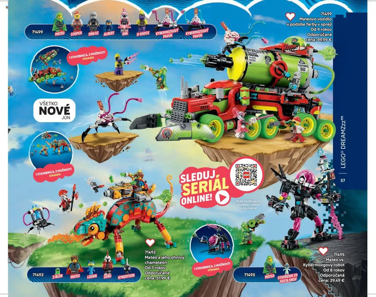 Nové ALLTOYS akcie – leták je platný od 01.06.2025 | Strana: 57 | Produkty: Robot, LEGO