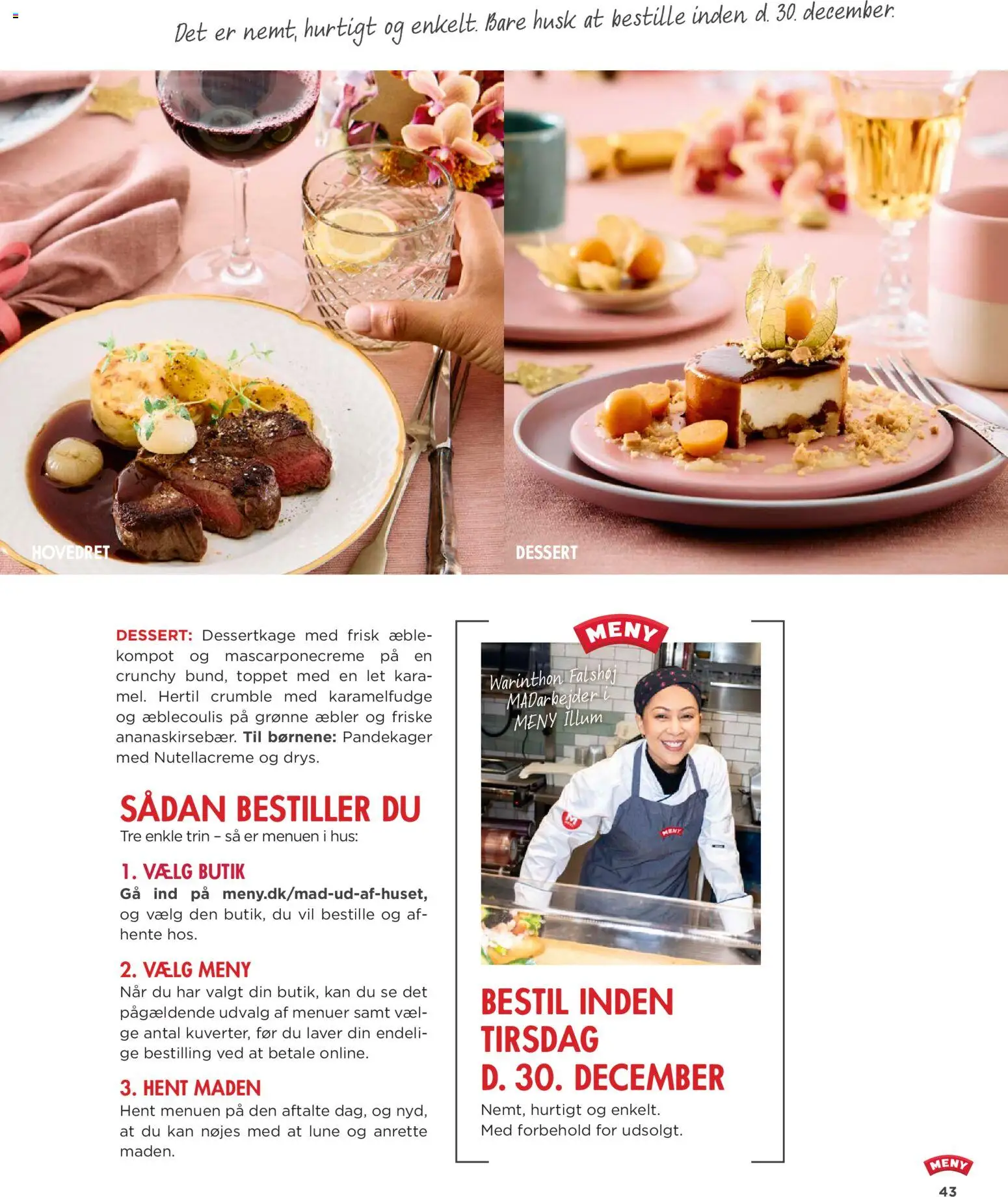 Meny tilbudsavis – gyldig fra 28.11.2025 | Side: 43 | Produkter: Æbler