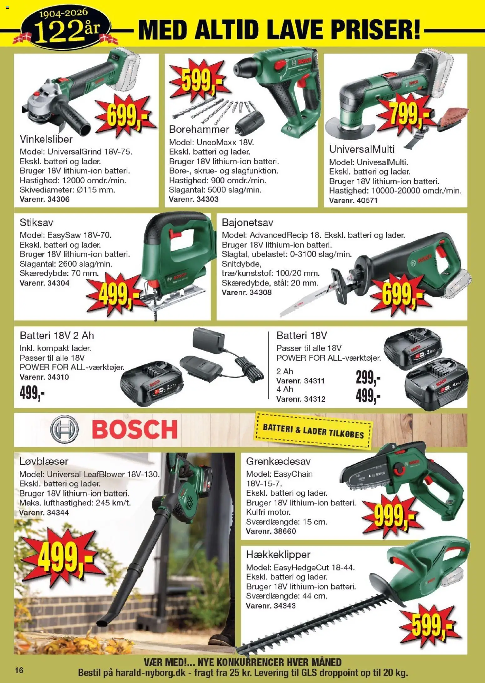 Harald Nyborg tilbudsavis – gyldig fra 08.01.2026 | Side: 18 | Produkter: Skrue, Batteri