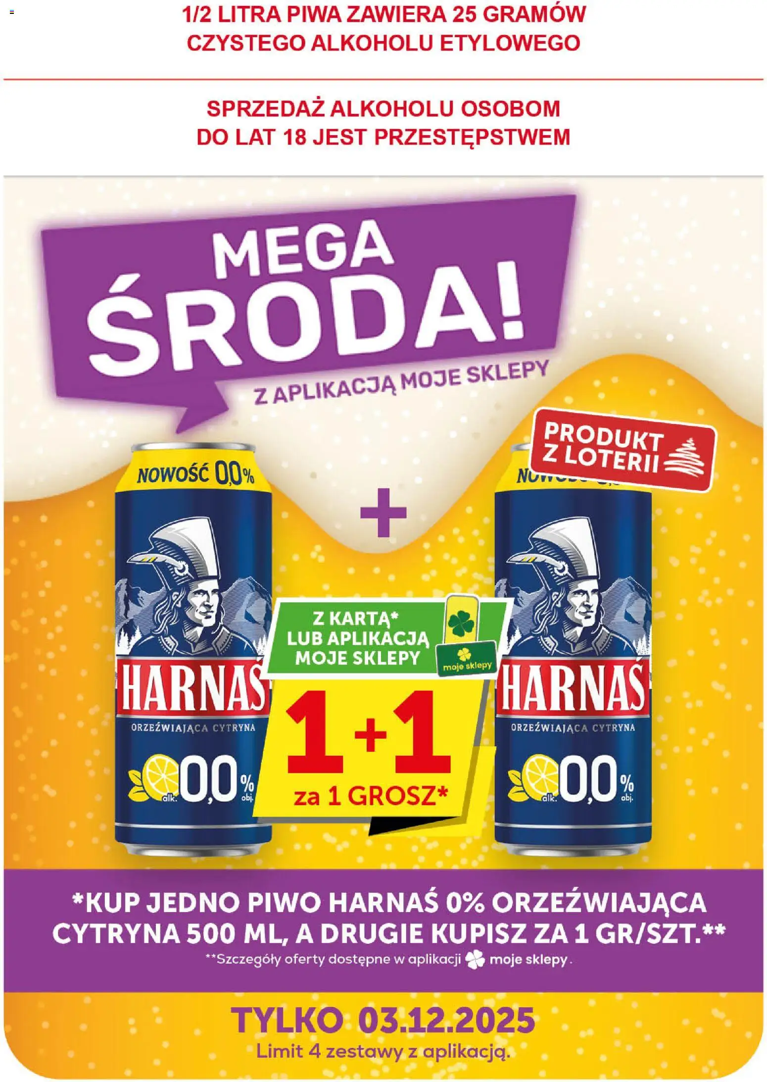 ABC Gazetka - Minimarket od 27.11.2025 | Strona: 20 | Produkty: Cytryna, Harnaś, Piwo