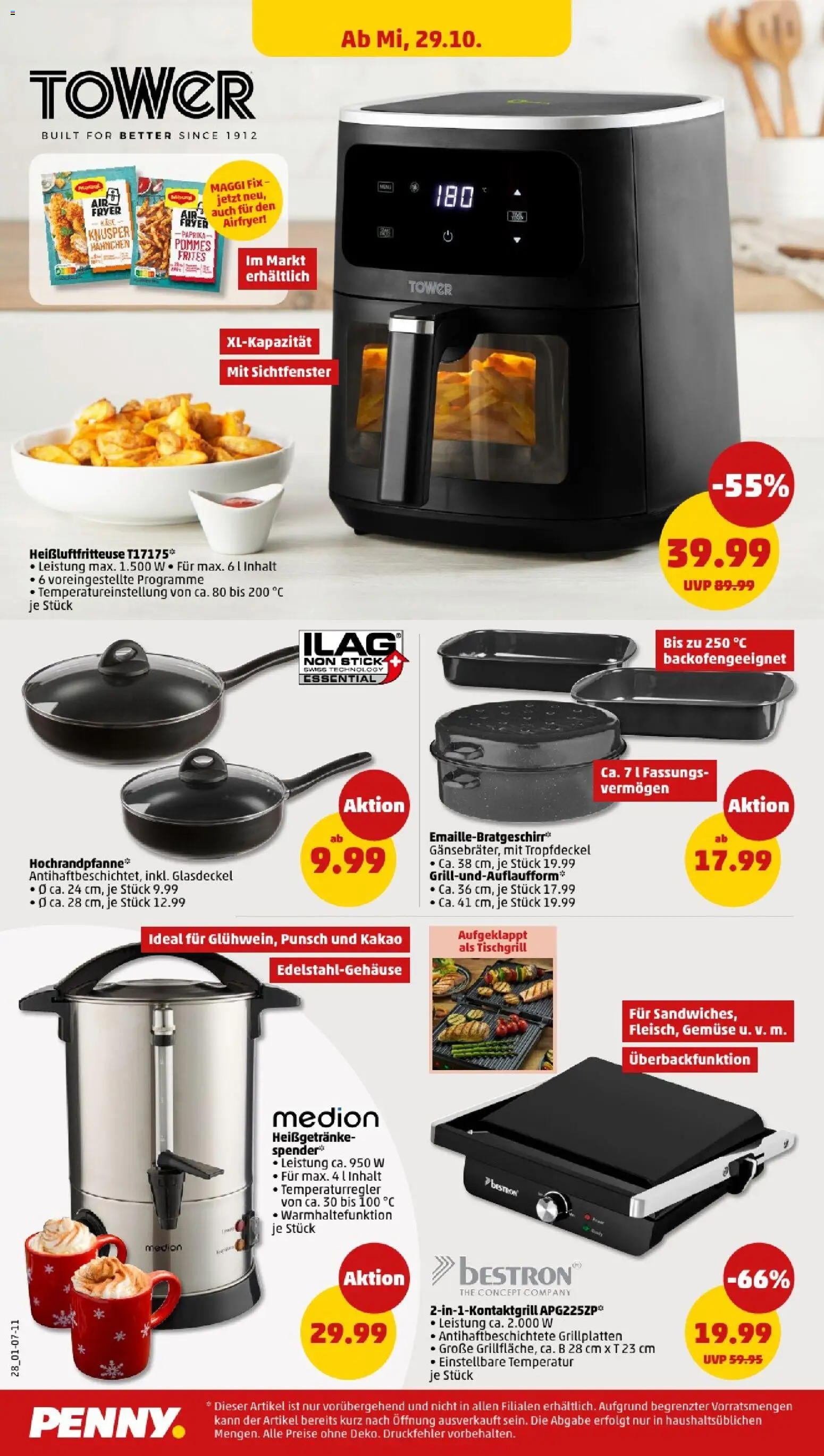 Penny - Berlin – gültig ab 27.10.2025 | Seite: 30 | Produkte: Hahnchen, Maggi, Pommes, Pommes frites