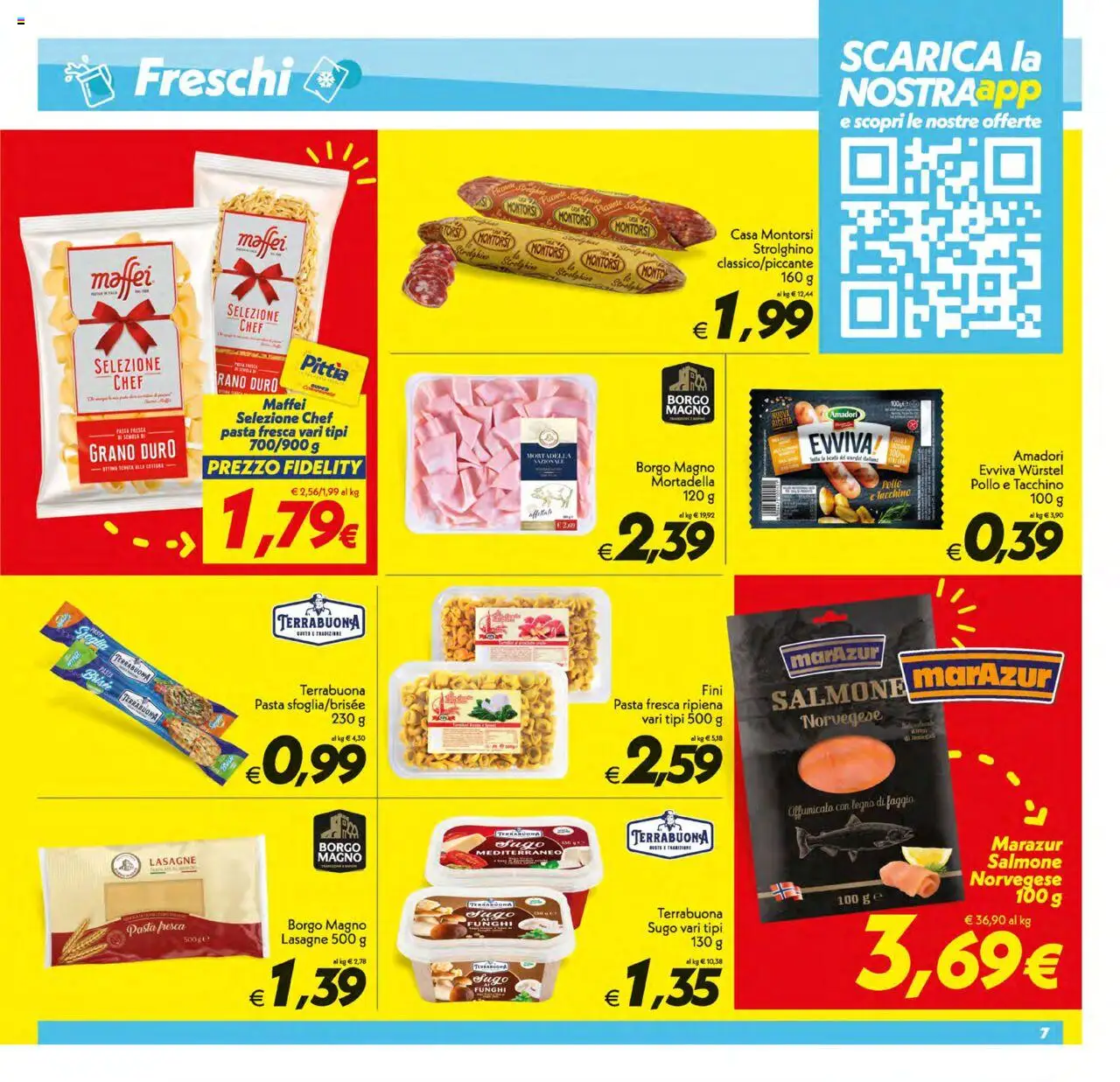 Volantino SuperConveniente del 12.08.2025 | Pagina: 7 | Prodotti: Pollo, Tacchino, Pasta, Sugo
