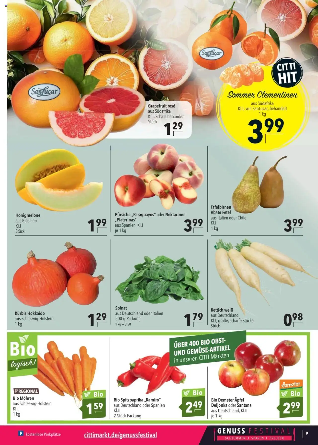 CITTI tilbudsavis – gyldig fra 10.09.2025 | Side: 9 | Produkter: Spinat