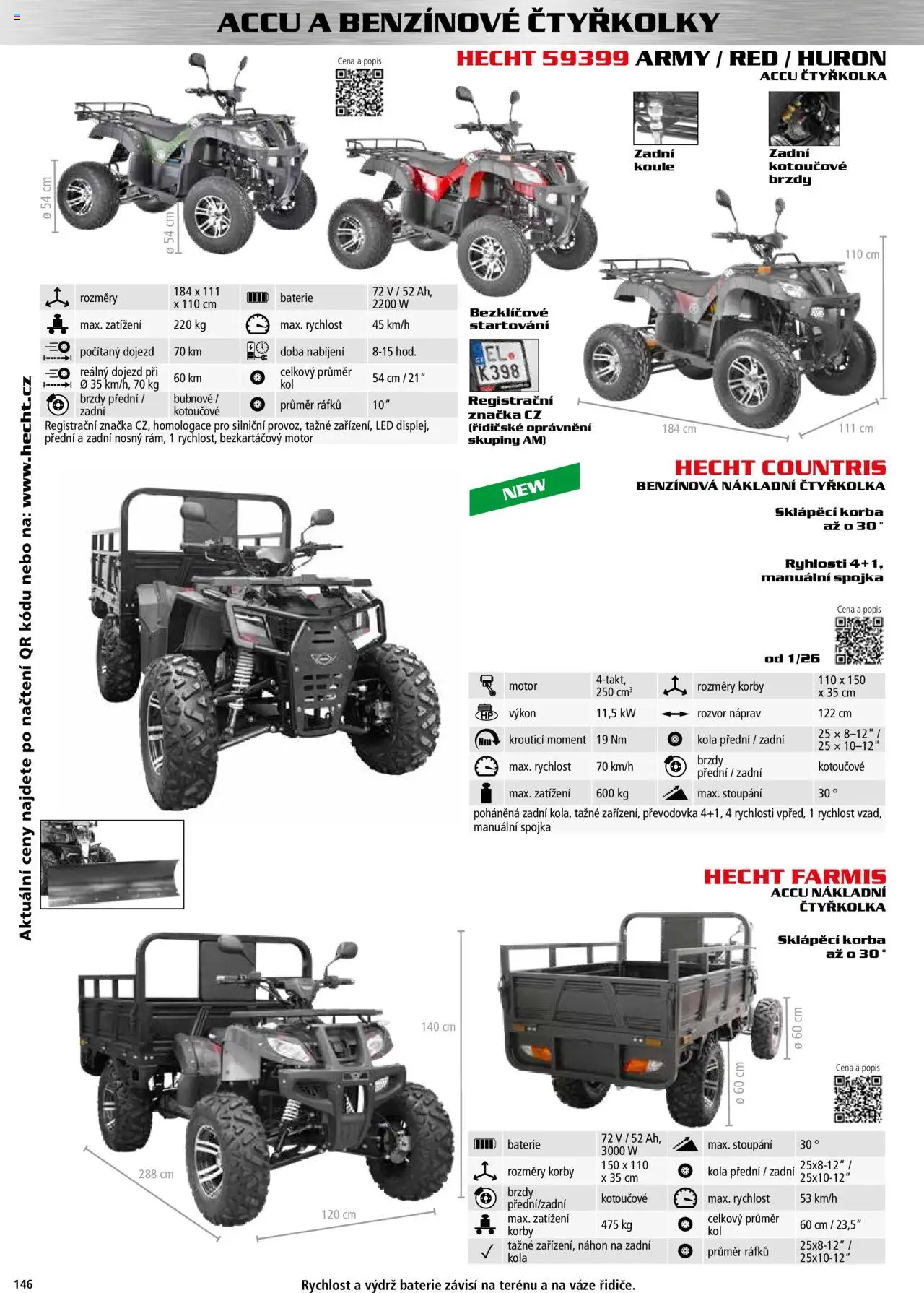 Hecht katalog - Podzim - zima 2025 od 01.09.2025 | Strana: 146 | Produkty: Hecht, Baterie, Kola, LED