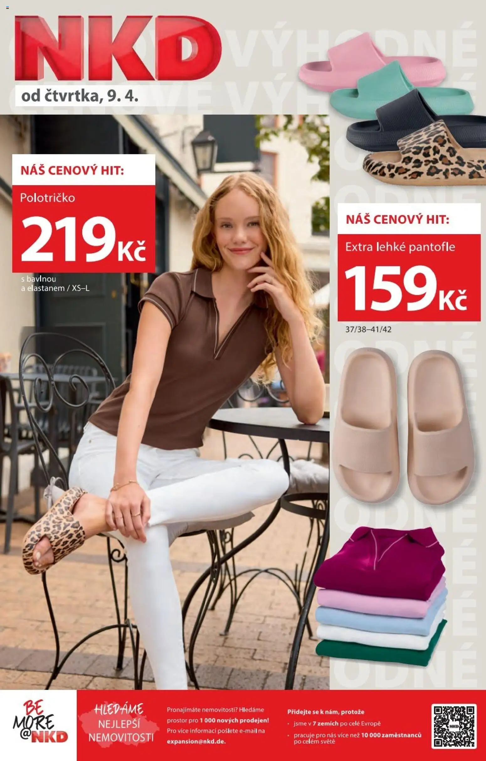 NKD leták od 09.04.2026 | Strana: 12 | Produkty: Pantofle