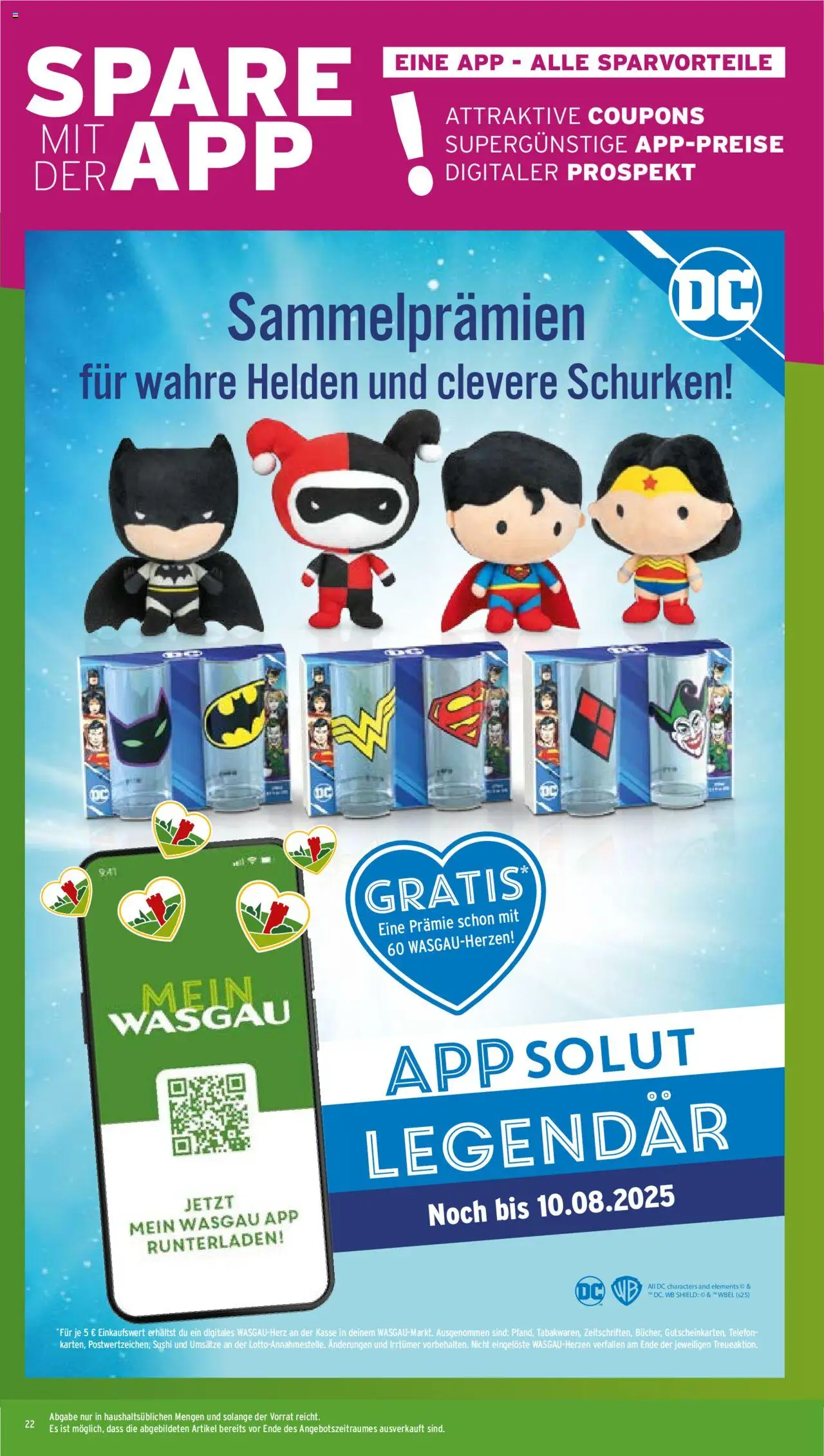Wasgau Prospekt 	 - gültig ab dem 04.08.2025 | Seite: 22