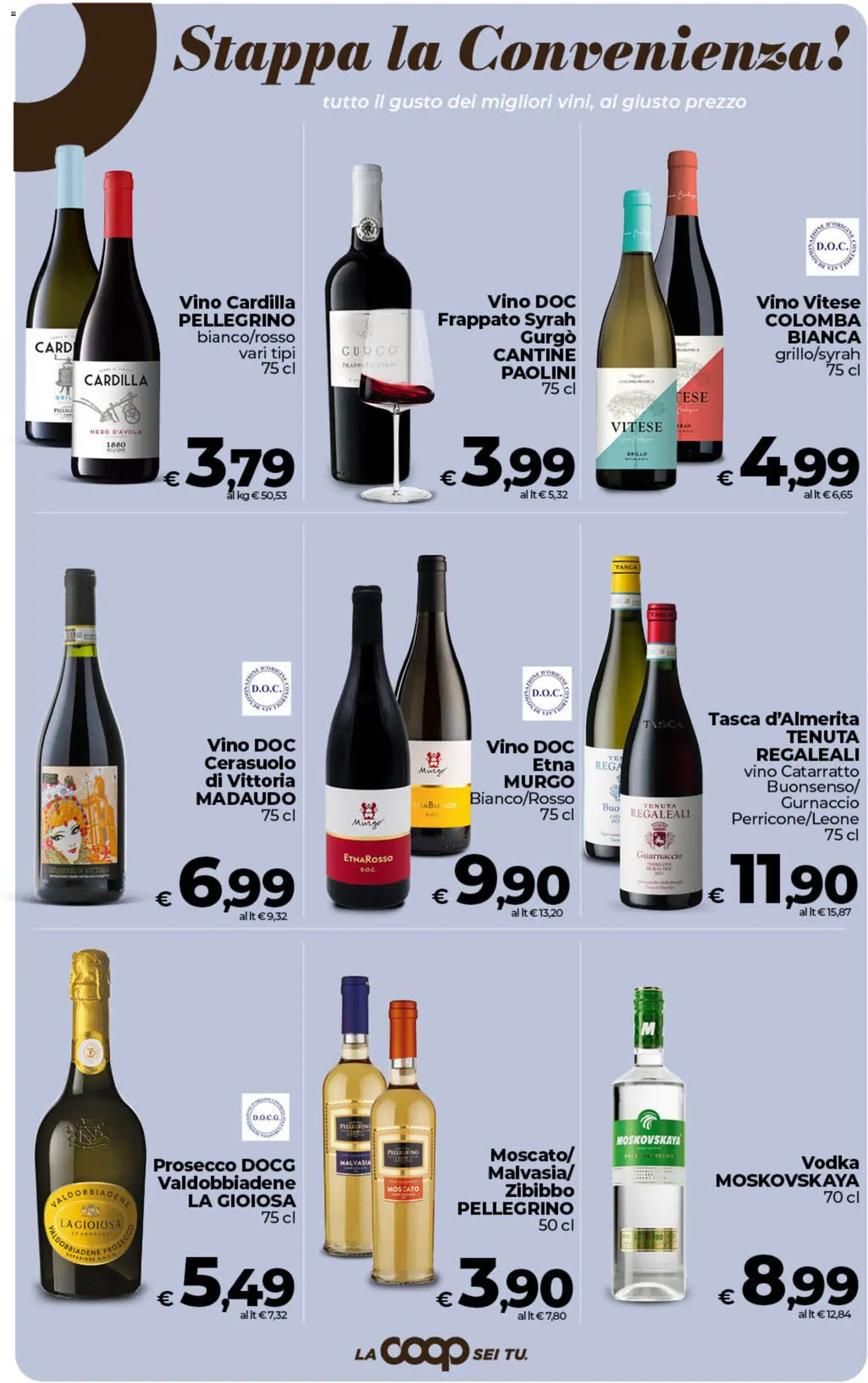 Volantino Ipercoop del 13.02.2026 | Pagina: 40 | Prodotti: Vodka, Prosecco, Vino