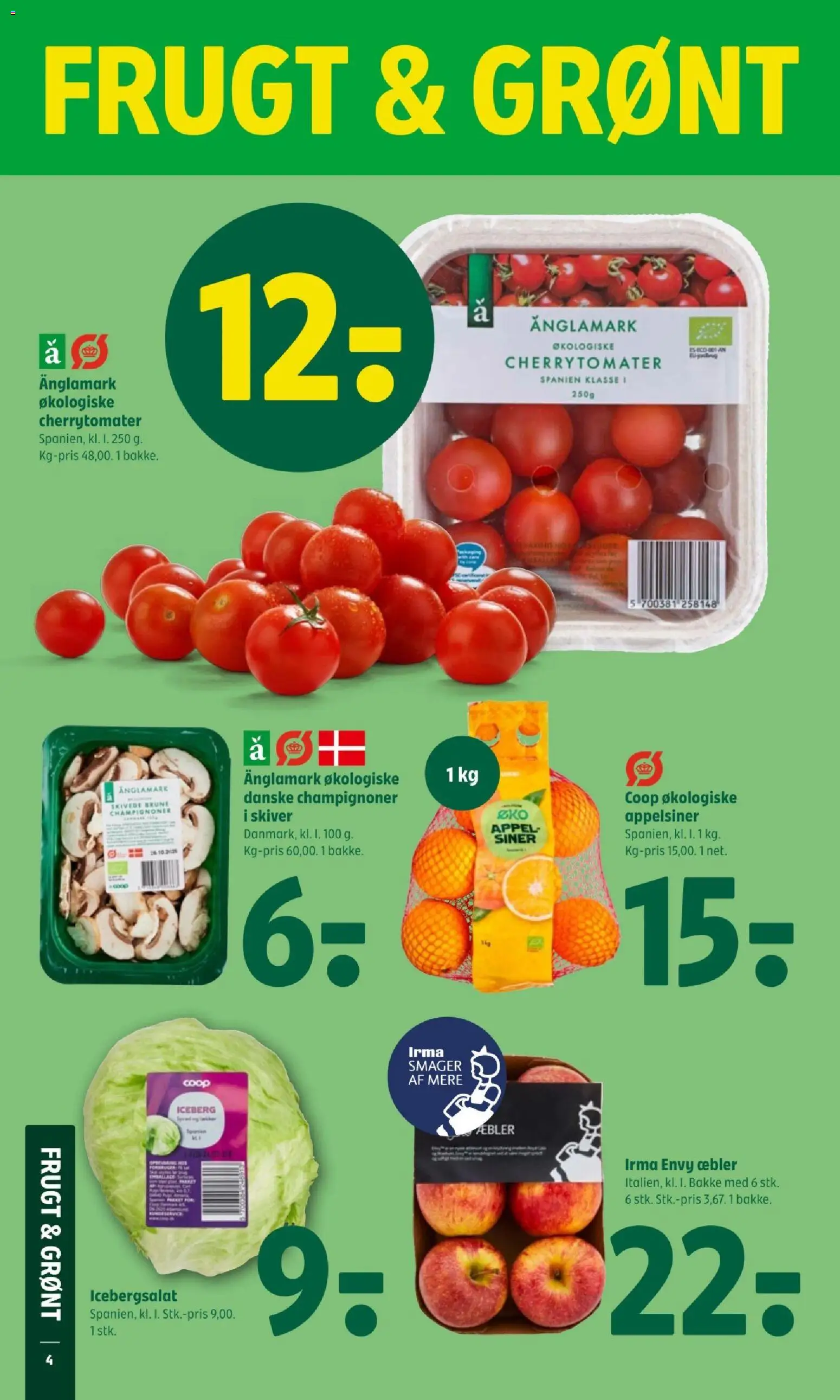 Coop 365 tilbudsavis – gyldig fra 08.01.2026 | Side: 6 | Produkter: Appelsiner, Cherry, Cherrytomater, Icebergsalat