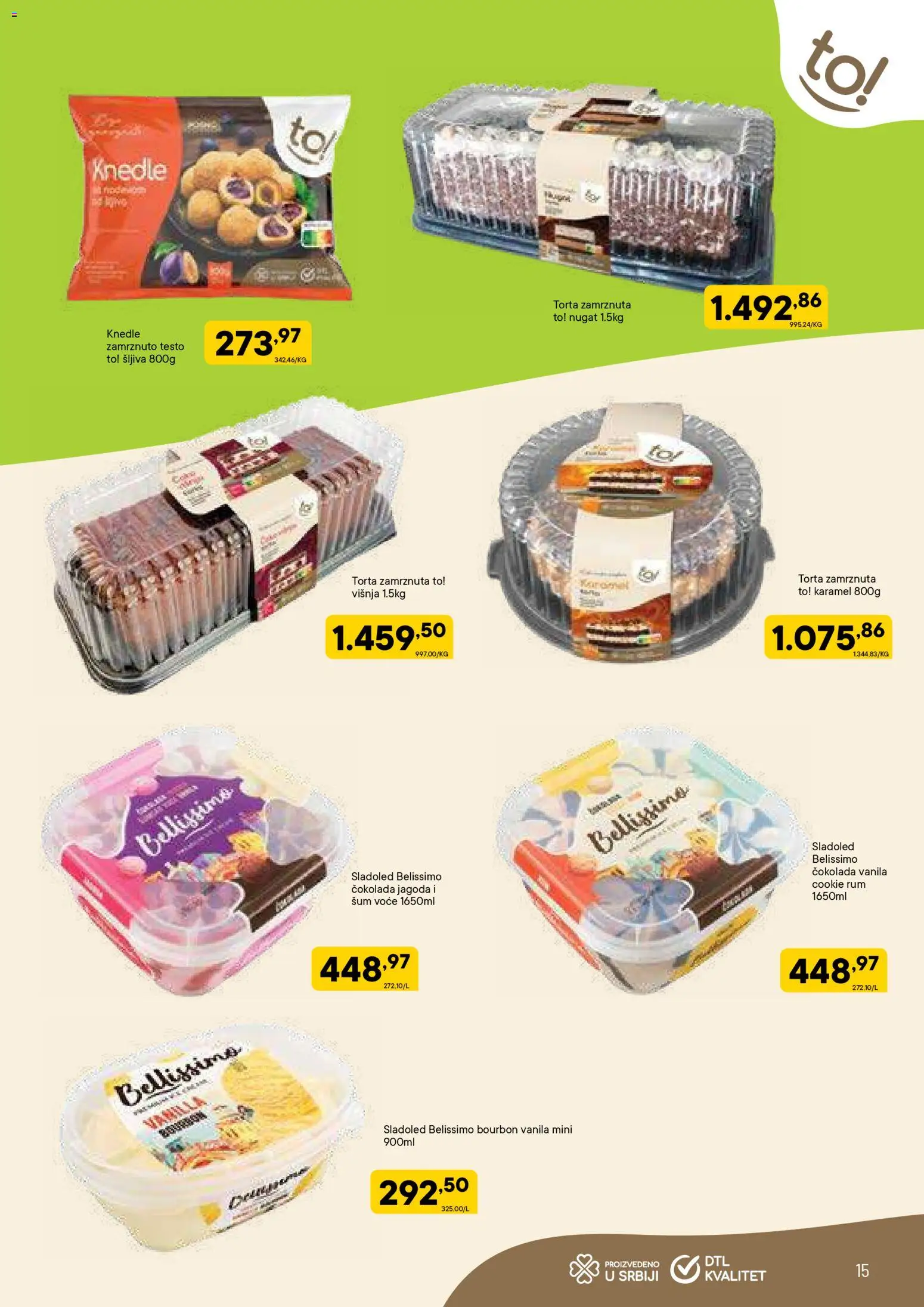 PerSu katalog - važi od 29.01.2026 | Strana: 15 | Proizvode: Sladoled, Višnja, Šljiva, Torta