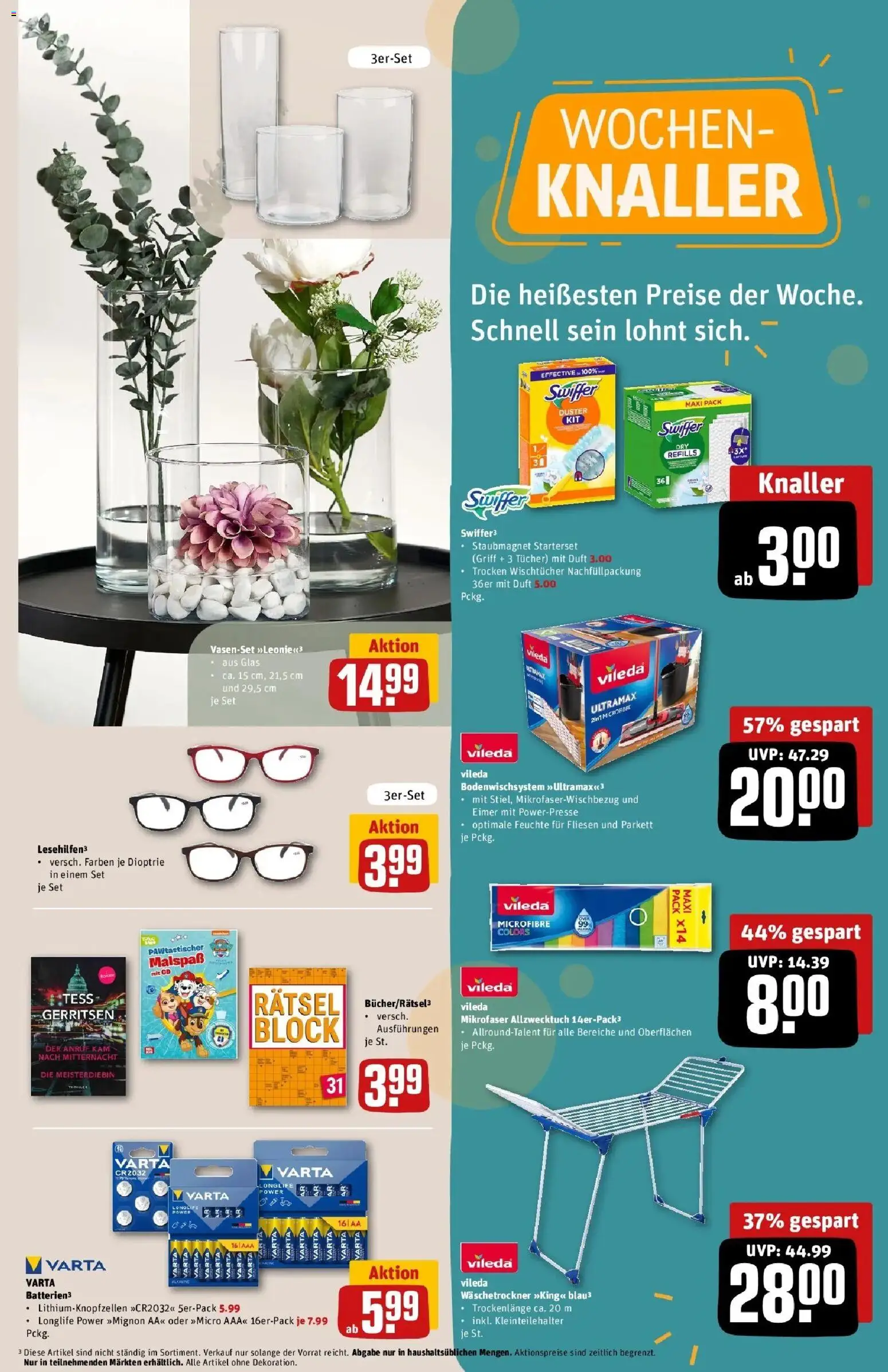 Rewe prospekt Höchberg	 – gültig ab 16.02.2026 | Seite: 29 | Produkte: Vase, Duft, Swiffer