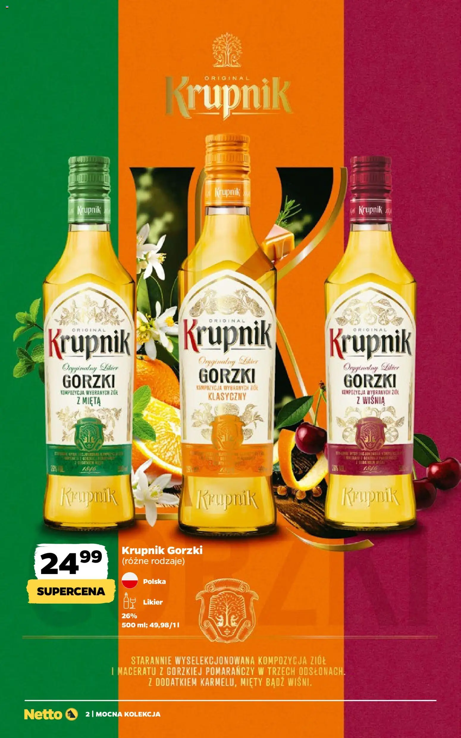 Netto gazetka - Alkohole mocne od 19.01.2026 | Strona: 2 | Produkty: Mięta