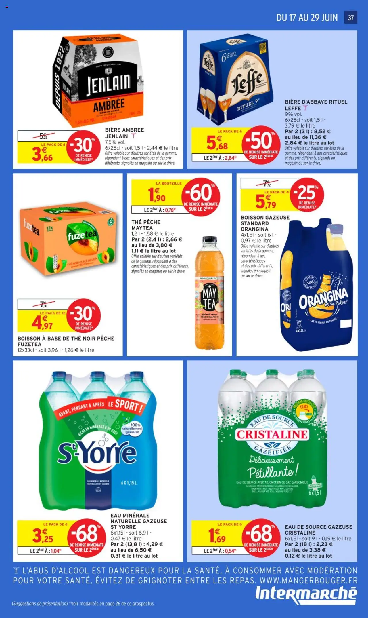  | Page: 37 | Produits: Orangina, Orange, Base, Eau minérale naturelle