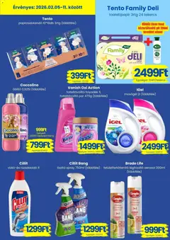 Magnetic Akciós újság - amely érvényes a következő dátumtól: 05.01.2026 | Oldal: 9 | Termékek: Coccolino, Kézfertőtlenítő, Papírzsebkendő, Folteltávolító