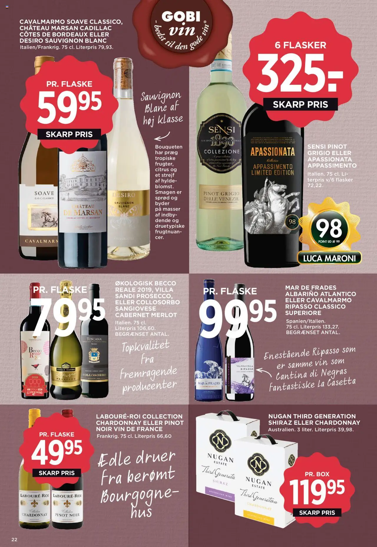 Meny tilbudsavis – gyldig fra 03.10.2025 | Side: 26 | Produkter: Vin, Hylde, Søm