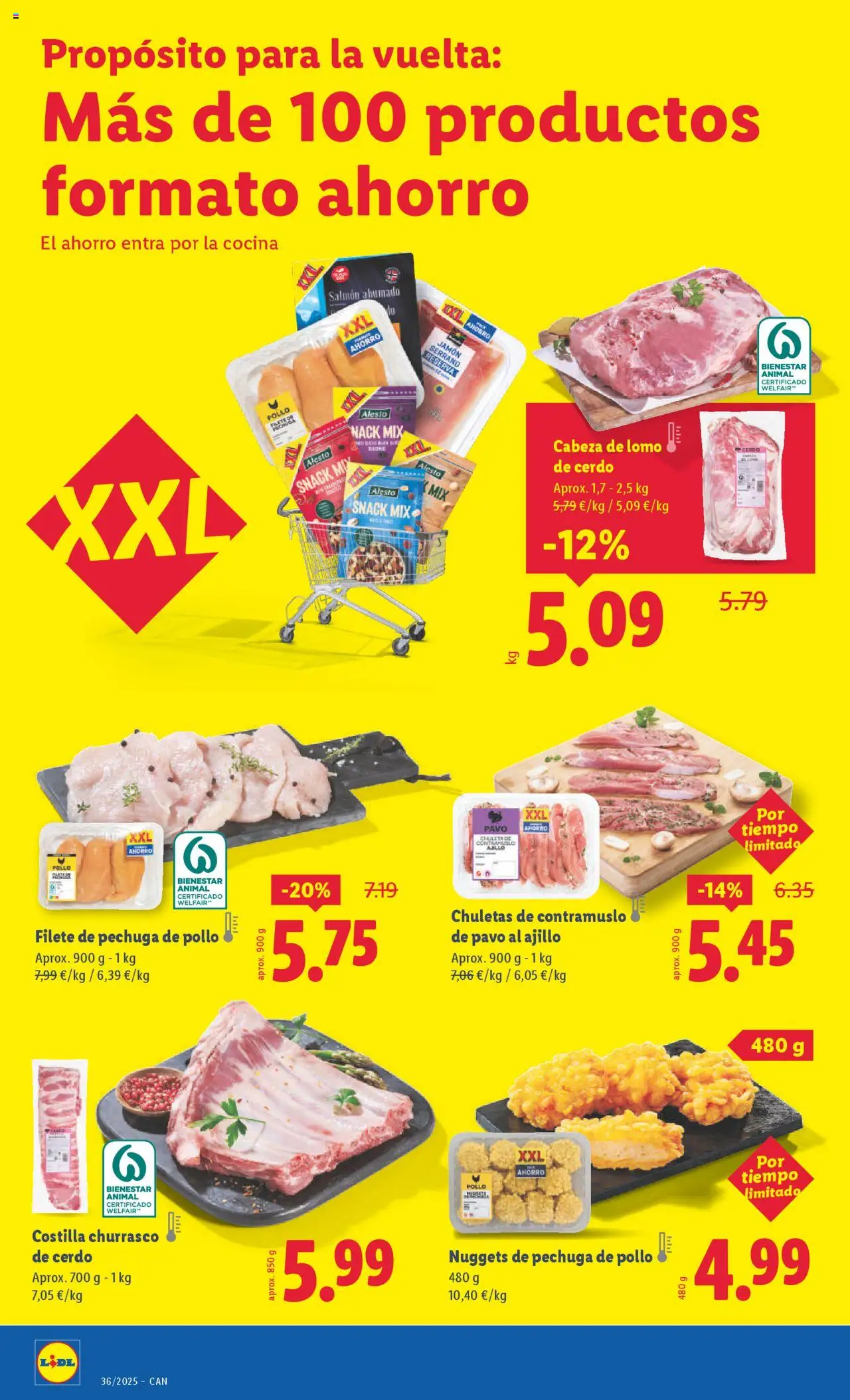 Lidl - Canarias │ válido desde el 01.09.2025 | Página: 6 | Productos: Cocina, Salmón ahumado, Filete, Nuggets