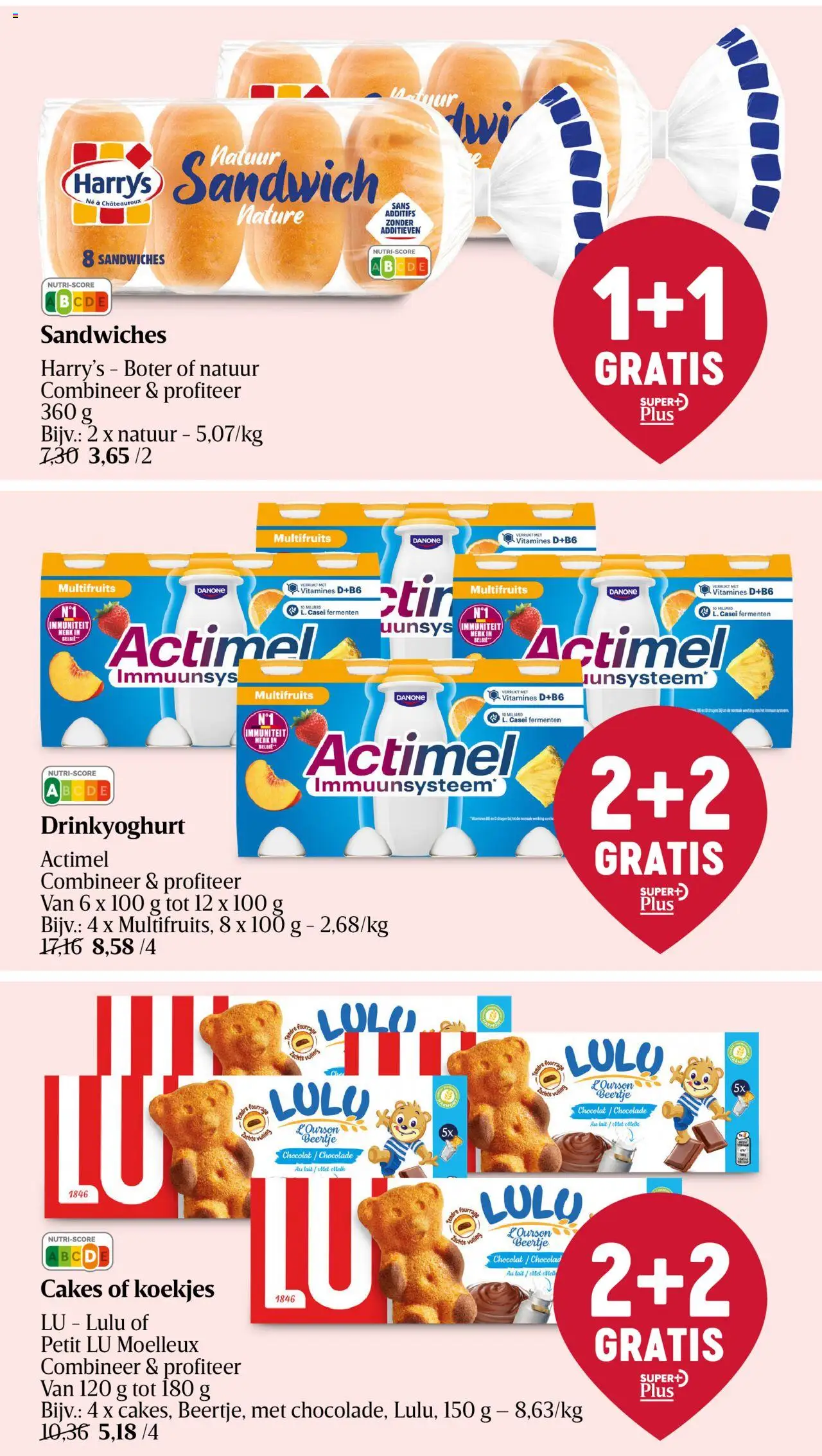 {H1} | Pagina: 2 | Producten: Sandwich, Koekjes, Boter, Chocolade