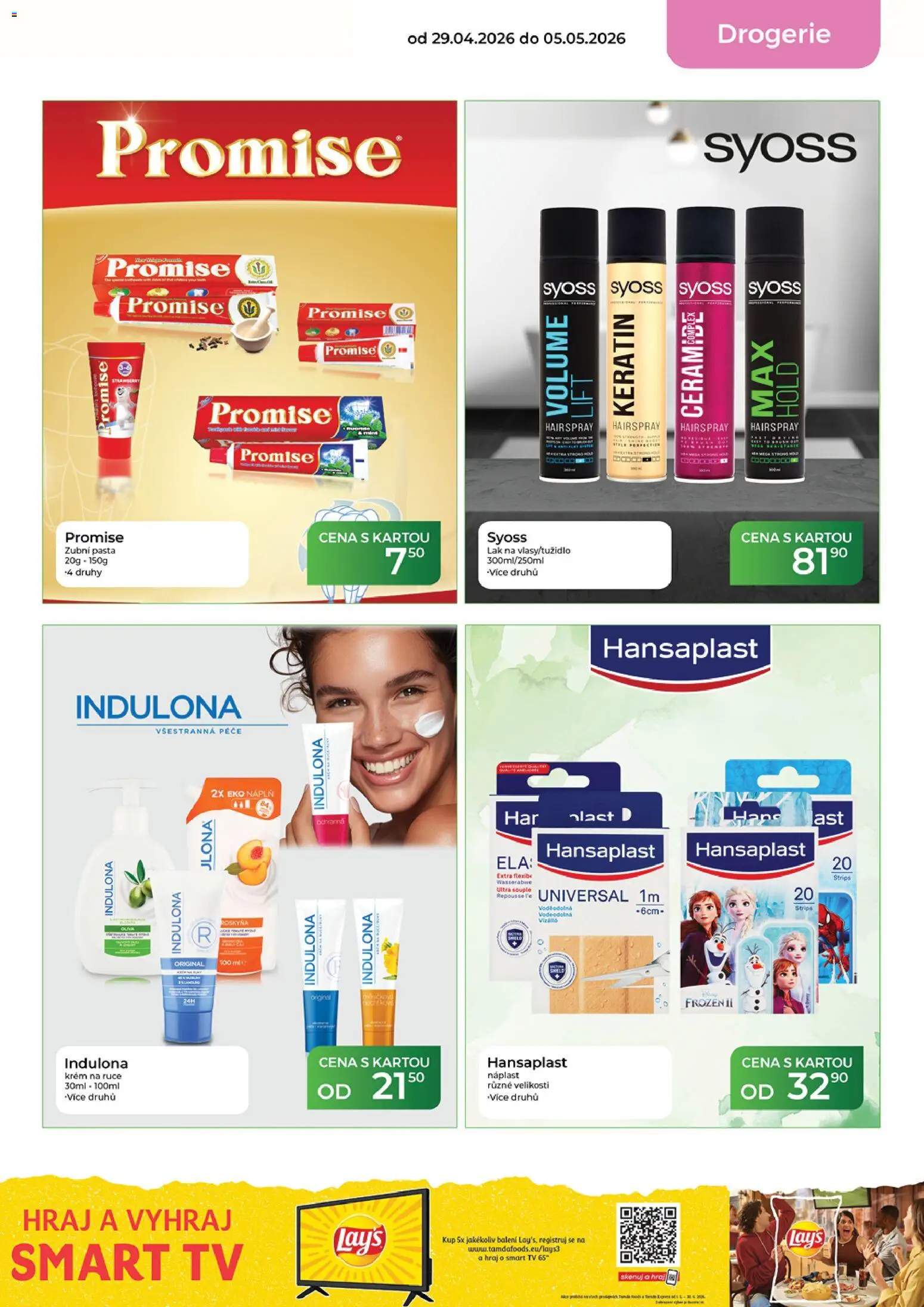 Tamda Foods leták od 29.04.2026 | Strana: 59 | Produkty: Náplast, Lay's, Indulona, Drogerie