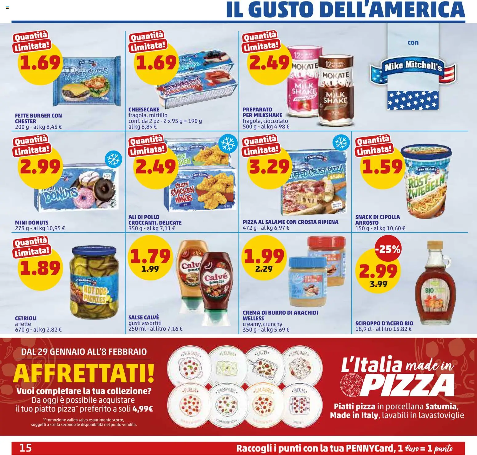 Volantino PENNY del 29.01.2026 | Pagina: 15 | Prodotti: Pollo, Lavastoviglie, Arachidi, Burro di arachidi