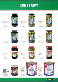Pogląd oferty "Makro Gazetka - Italia" - ważna od 01.02.2026 | Strona: 35 | Produkty: Oliwki zielone, Pomidory suszone, Pomidory, Oliwki czarne