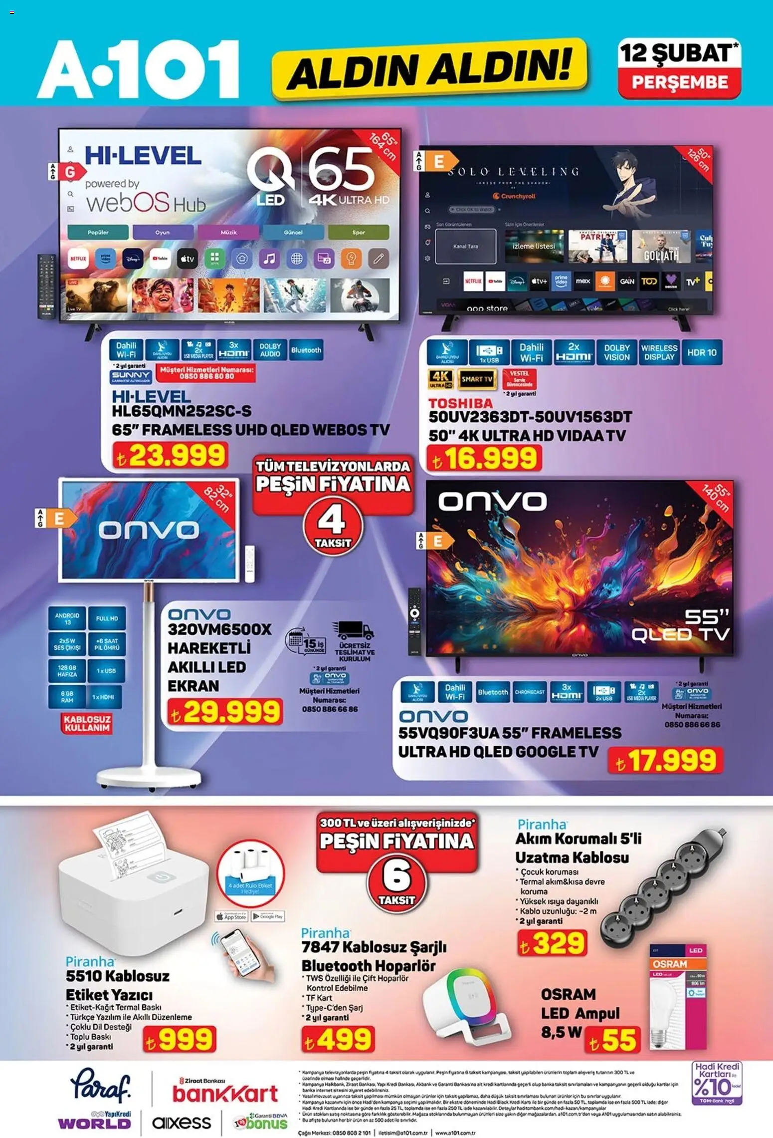 A101 Katalog Aldın Aldın - 12.02.2026 tarihinden itibaren geçerlidir | Sayfa: 5