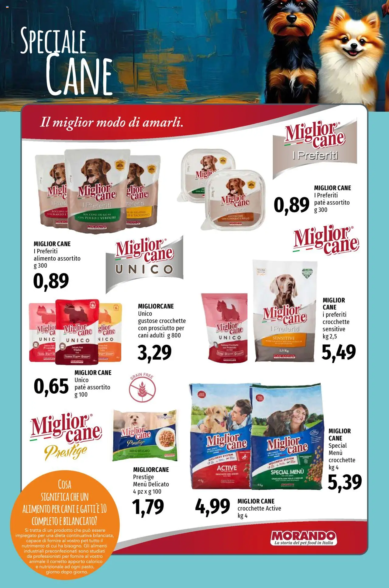 Volantino Famila del 16.10.2025 | Pagina: 12 | Prodotti: Paté, Pollo, Verdure, Crocchette cane