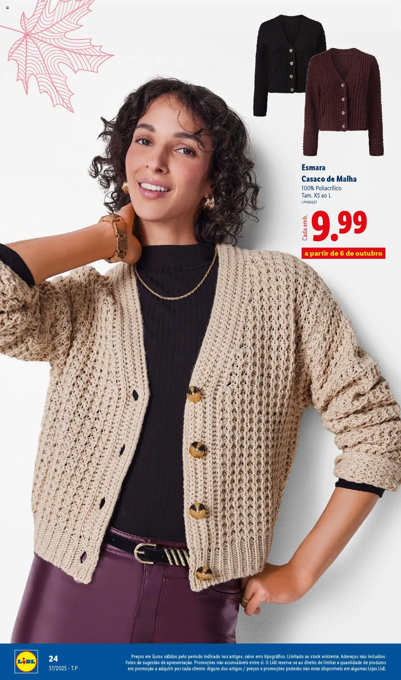 Lidl - Coleção Outono │ válido de 08.09.2025 | Página: 24 | Produtos: Casaco