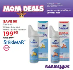 Babies R Us specials catalogue – valid from 15.10.2025 | Page: 7 | Products: Water, Nasal spray