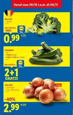 Courgette, los, € 0,69 per stuk, € 2,07 - € 1,38 b.a.v. 3 stuks - Voorbeeld van een folder van Lidl, geldig van 29.10.2025 | Pagina: 4
