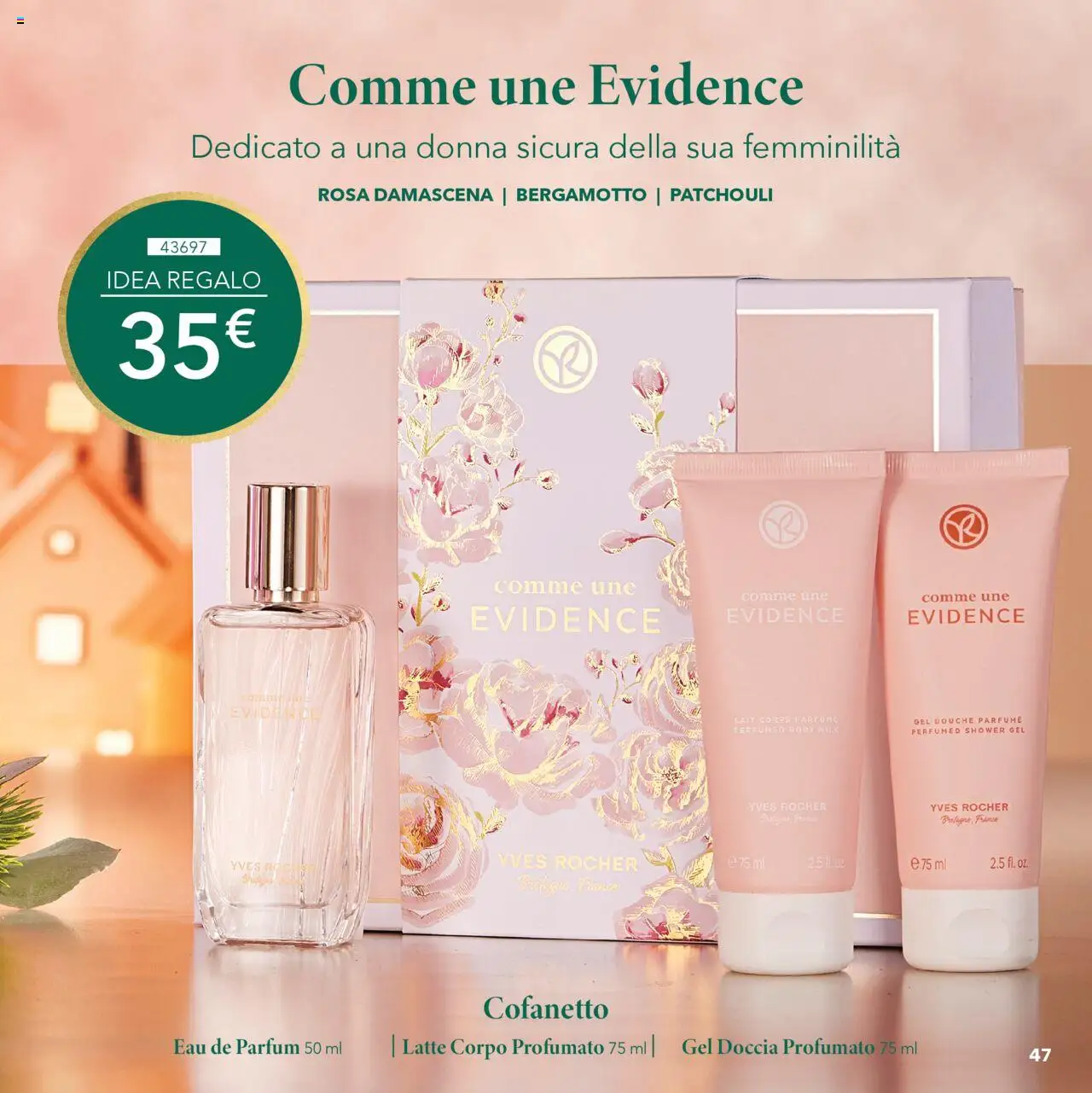 Volantino Yves Rocher del 17.10.2025 | Pagina: 47 | Prodotti: Latte, Doccia