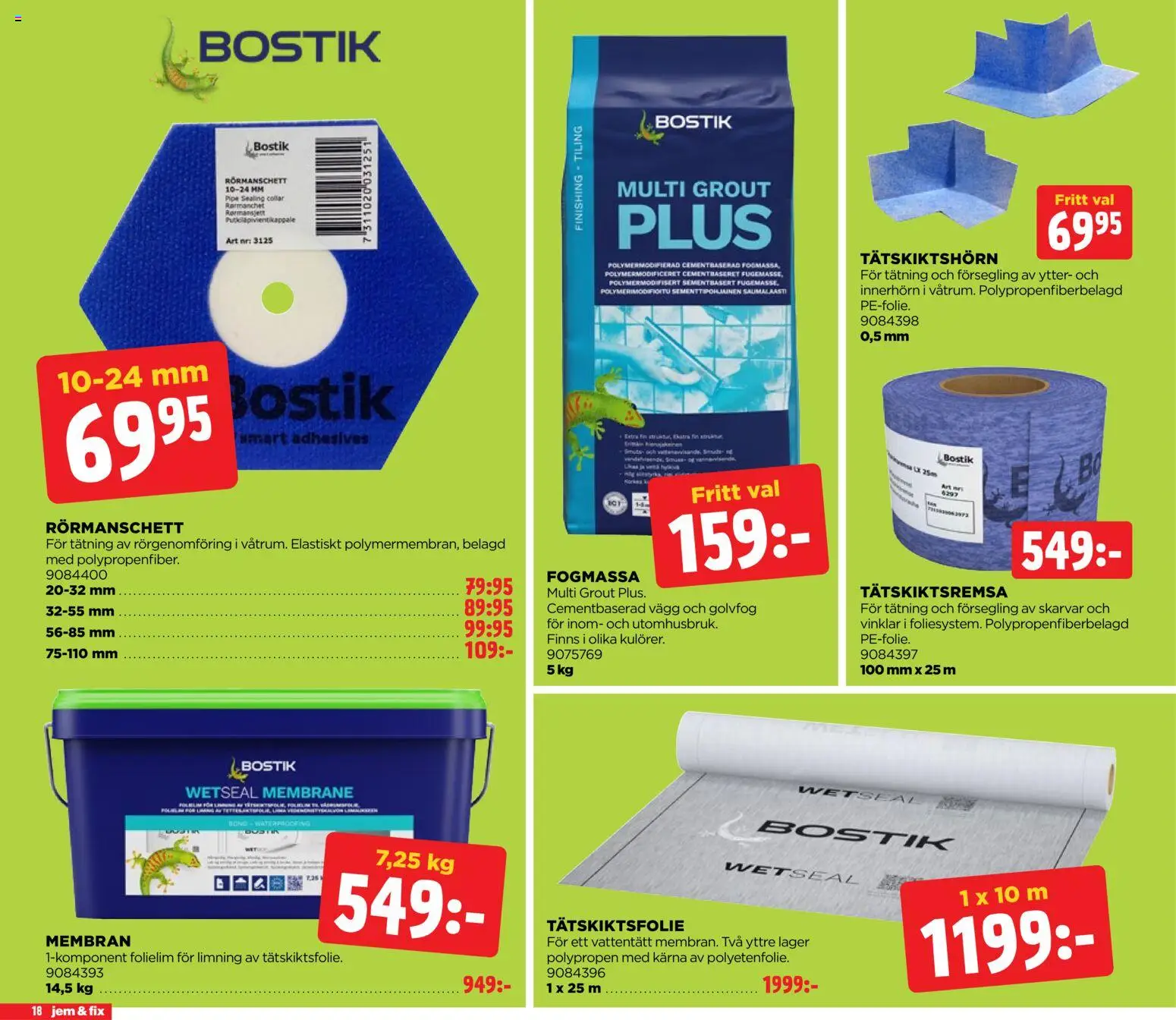 Jem & Fix reklamblad aktuell från 05.04.2026 | Sida: 18